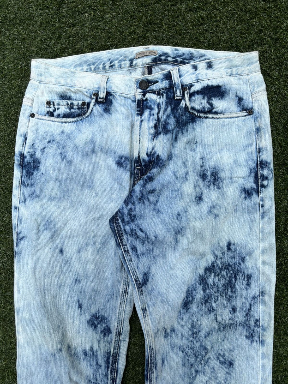 Bottega Veneta Bleached Effect Denim Jeans Size US 30 / EU 46 - 3 Thumbnail