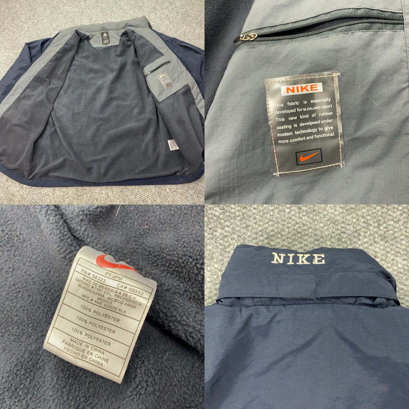 Nike VINTAGE Nike ACG Jacket Mens 2XL Blue Bomber Full Zip Hooded 90s Outdoor All Seasons Pockets Size US XXL / EU 58 / 5 - 8 Thumbnail