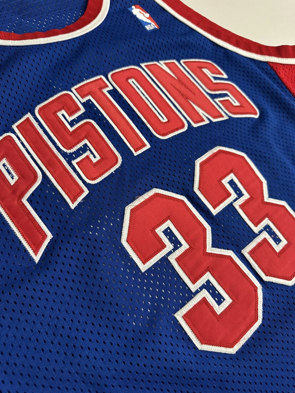 Champion × NBA × Vintage Vintage Detroit Pistons Grant Hill Authentic Champion Jersey Size US L / EU 52-54 / 3 - 10 Thumbnail