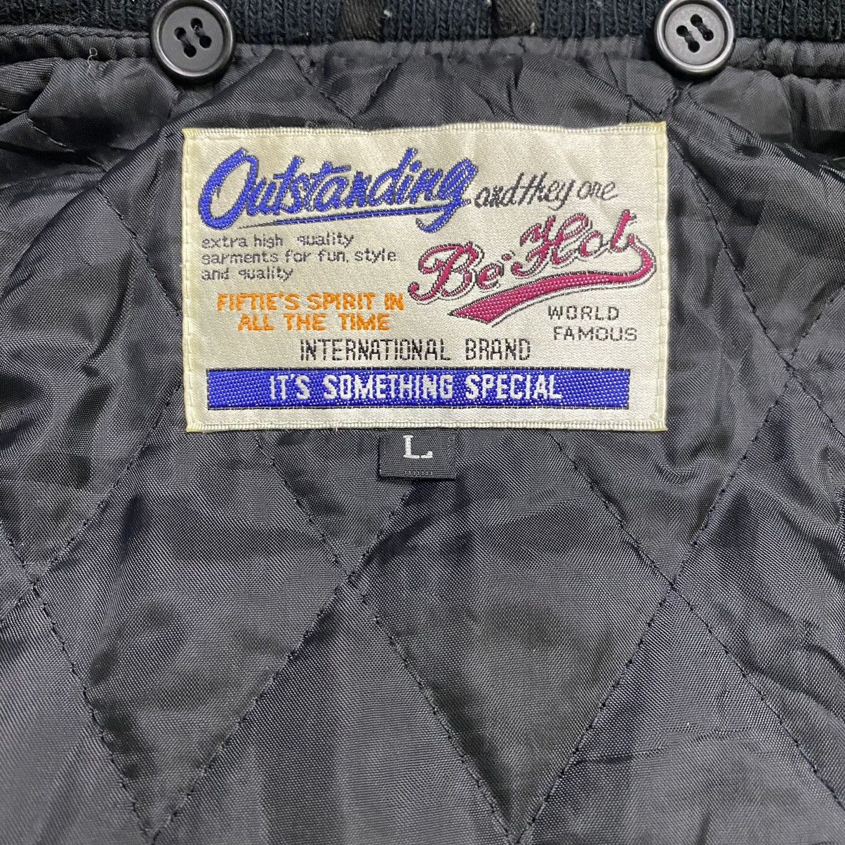 Japanese Brand Grandeur embroidery black jacket Size US L / EU 52-54 / 3 - 10 Thumbnail