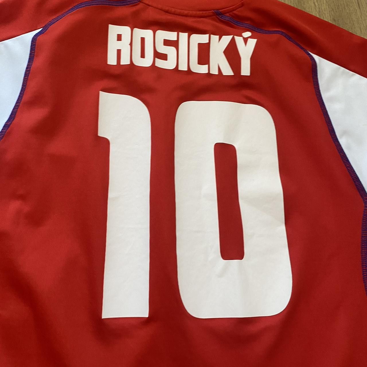 Puma 2002-03 Rosicky Cech Republic Football Shirt Puma Home Size US L / EU 52-54 / 3 - 3 Thumbnail