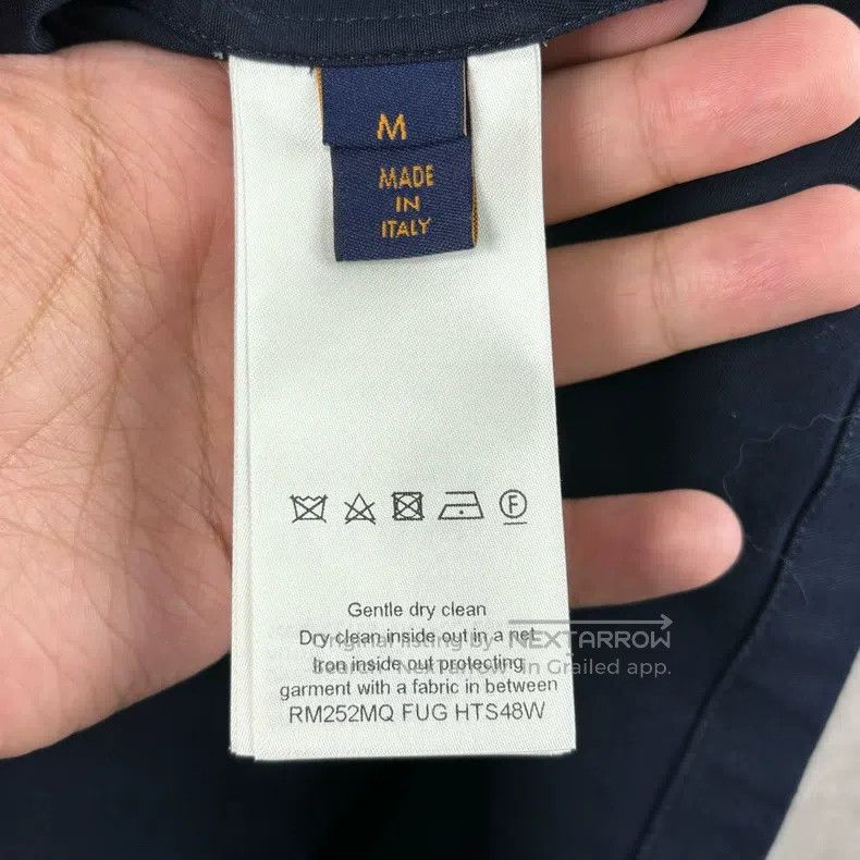 Louis Vuitton Louis Vuitton FW25 Solid Logo Pocket Short Sleeve Polo Shi Size US M / EU 48-50 / 2 - 5 Thumbnail