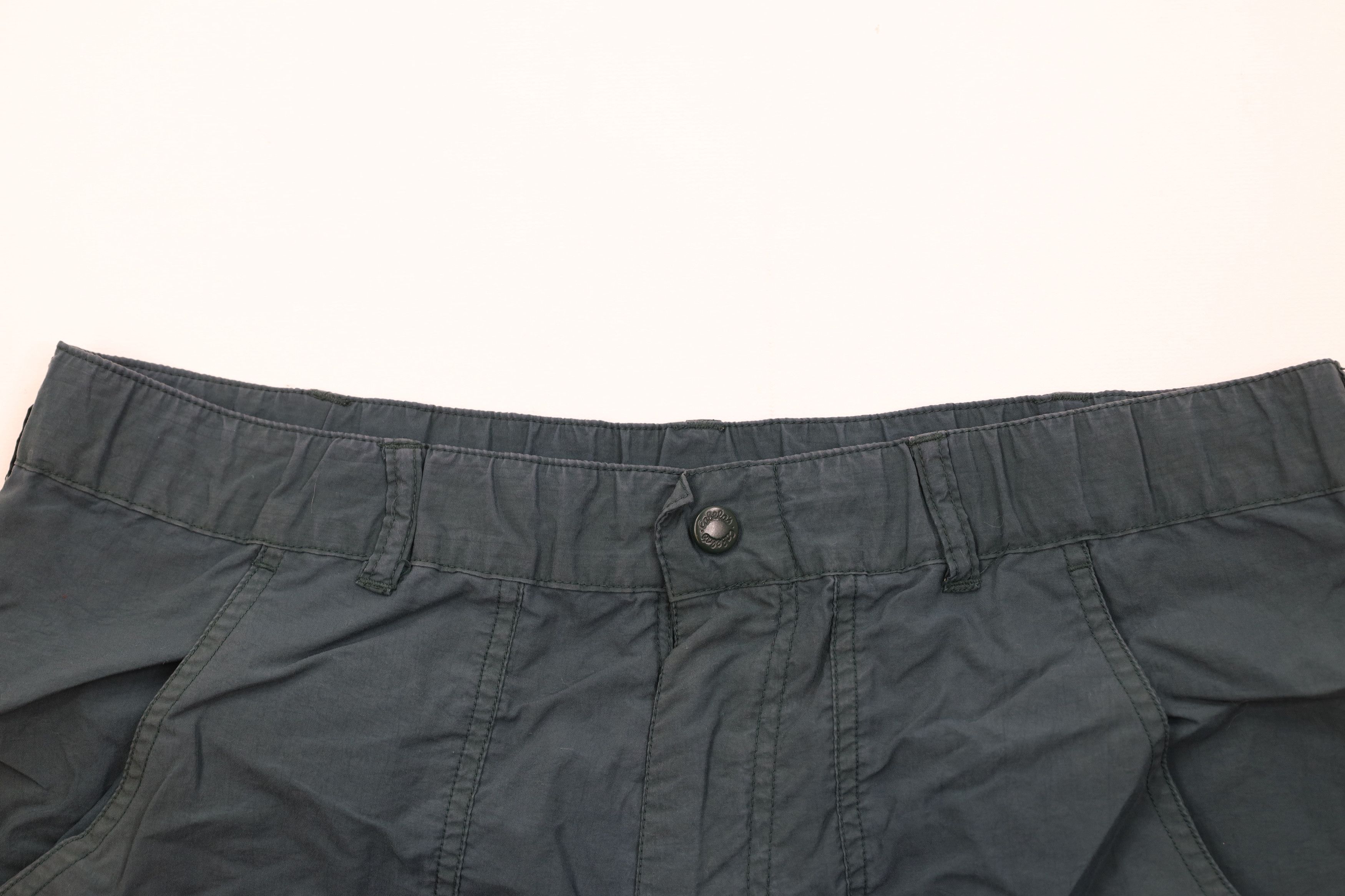 Cabelas Vintage 90s Cabelas Above Knee Trekking Cargo Shorts Green Size US 32 / EU 48 - 2 Thumbnail
