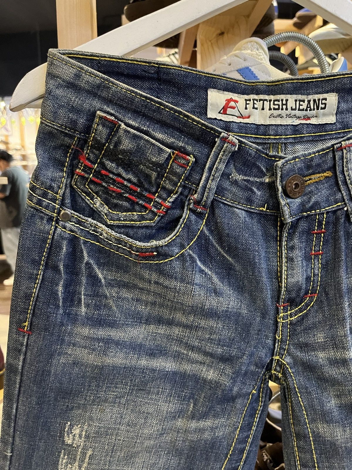Vintage Vintage Fetish jeans Size US 27 - 2 Thumbnail
