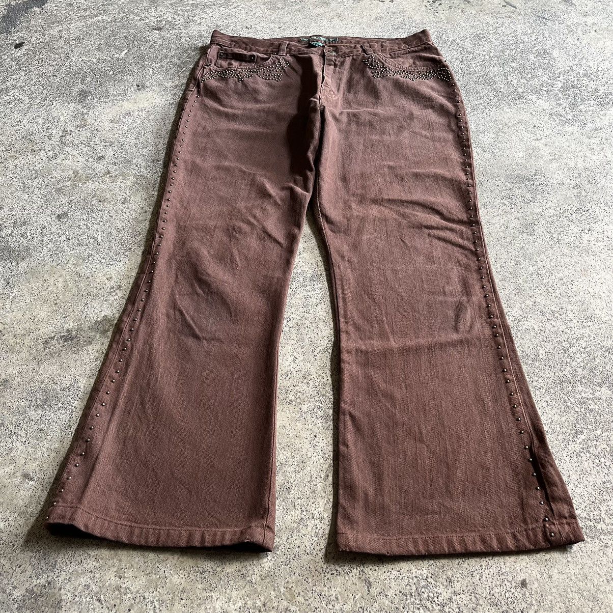 Ralph Lauren × Vintage Vintage Ralph Lauren Flared Jeans Ifsix Size US 32 / EU 48 - 17 Thumbnail