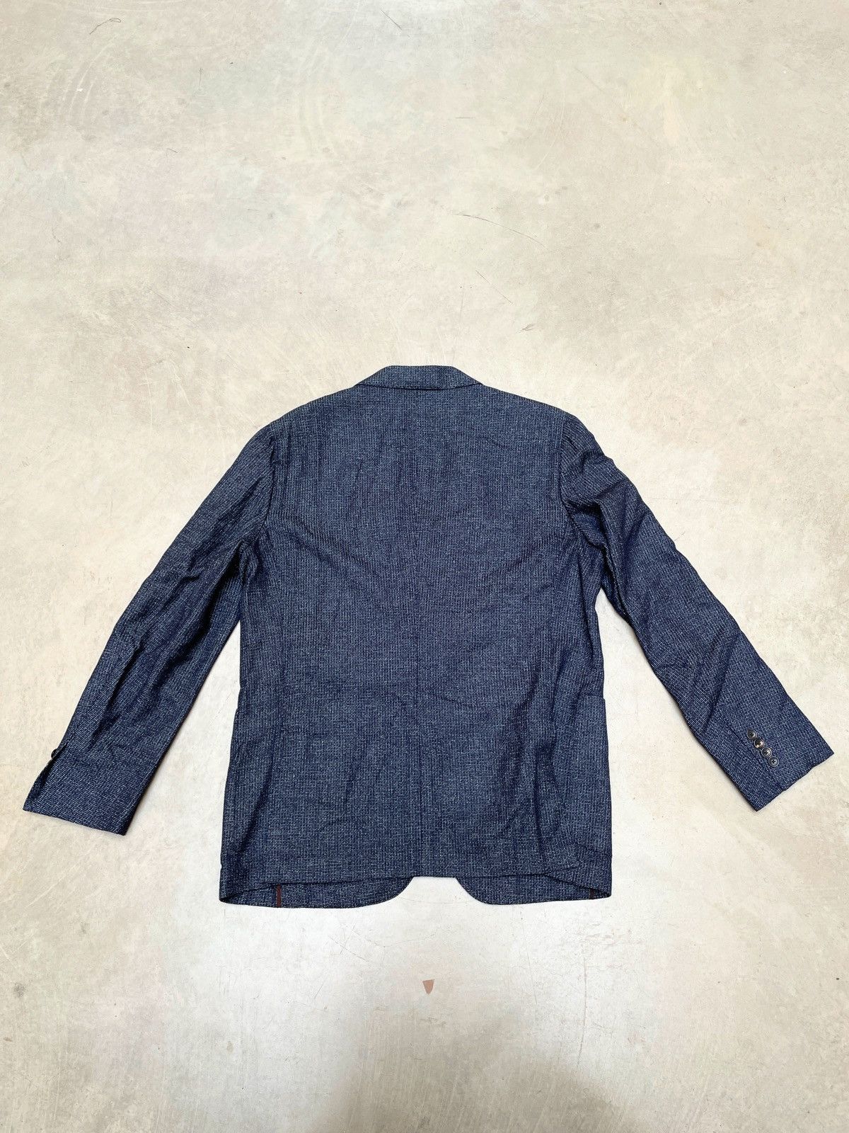 Ermenegildo Zegna Ermenegildo Zegna Textured Wool Blazer 58R Luxury Size 48R - 4 Thumbnail
