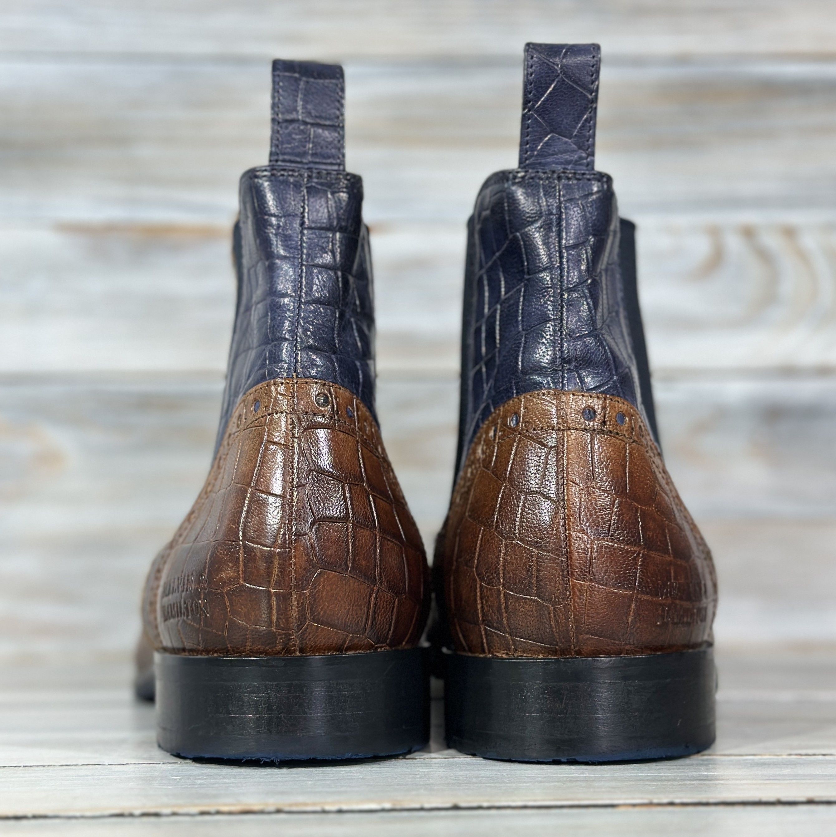 Melvin & Hamilton MELVIN & HAMILTON Rico 12 Chelsea Leather Boots Luxury Brand Size US 11.5 / EU 44-45 - 21 Thumbnail