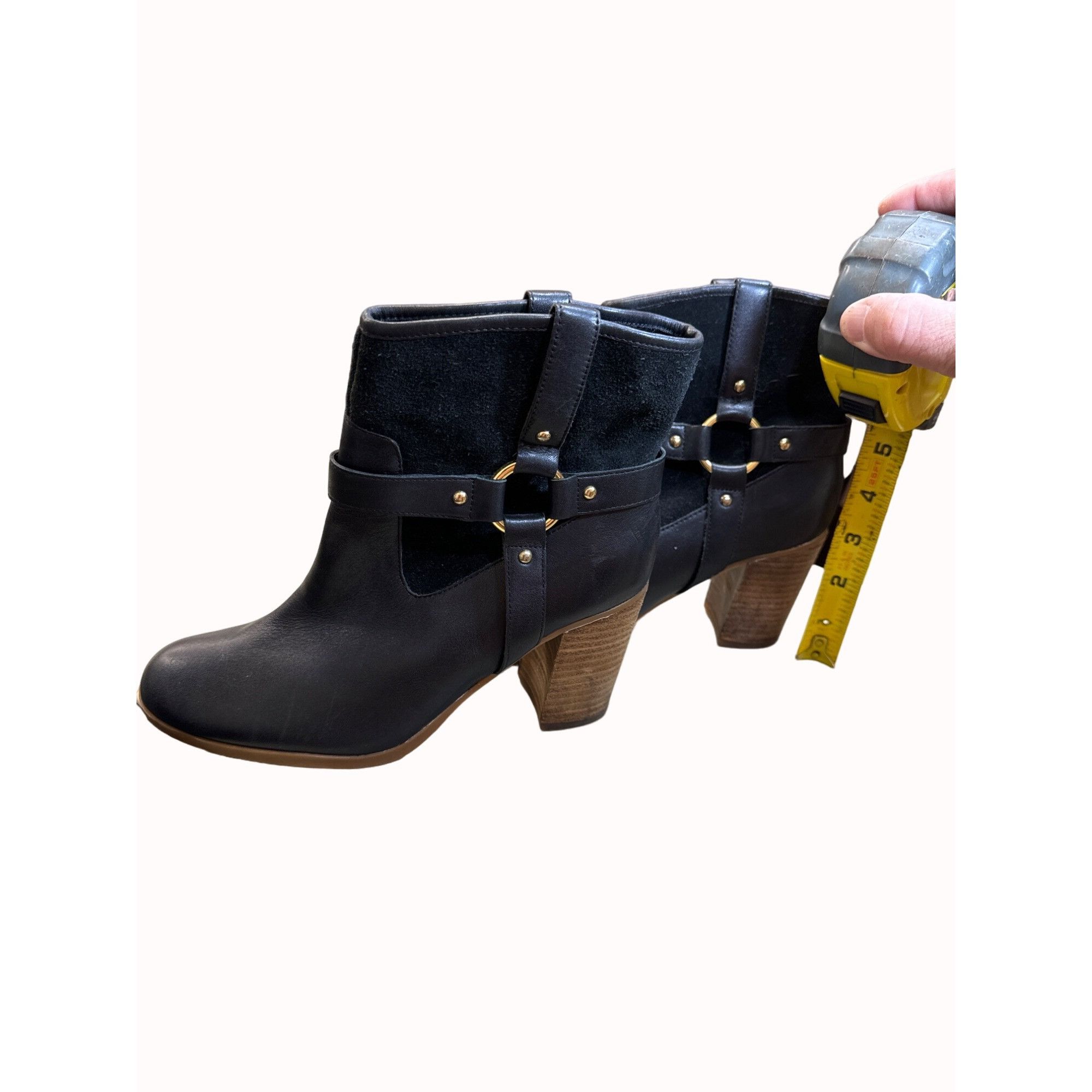 Ralph Lauren Ralph Lauren Lauren women’s black leather ankle boots 6B SKU Size US 6 / IT 36 - 2 Thumbnail