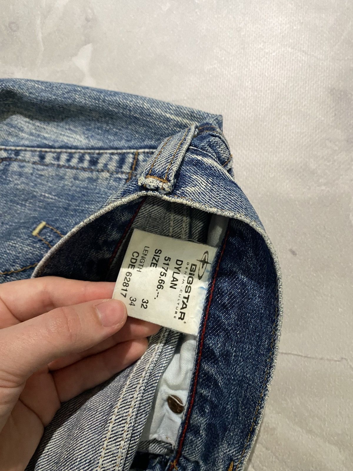 Vintage Vintage Washed Flare Denim Light Fade Grunge Style Size US 32 / EU 48 - 10 Thumbnail