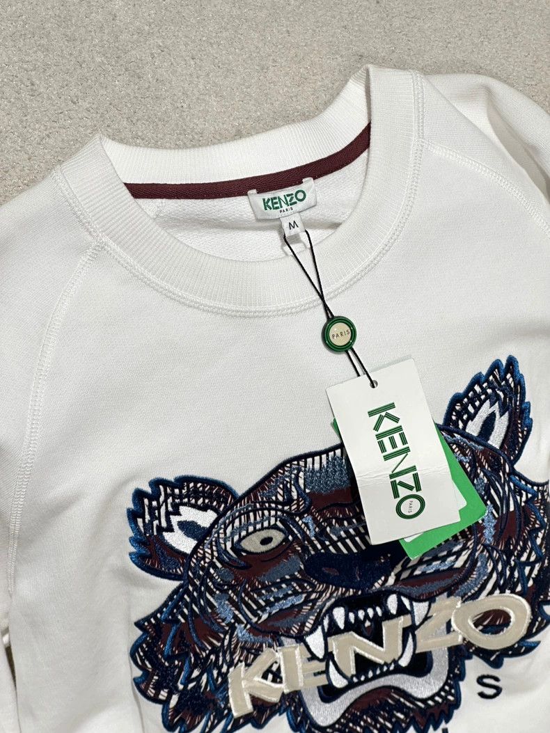 Kenzo KENZO Embroidered white tunic Size US M / EU 48-50 / 2 - 6 Thumbnail