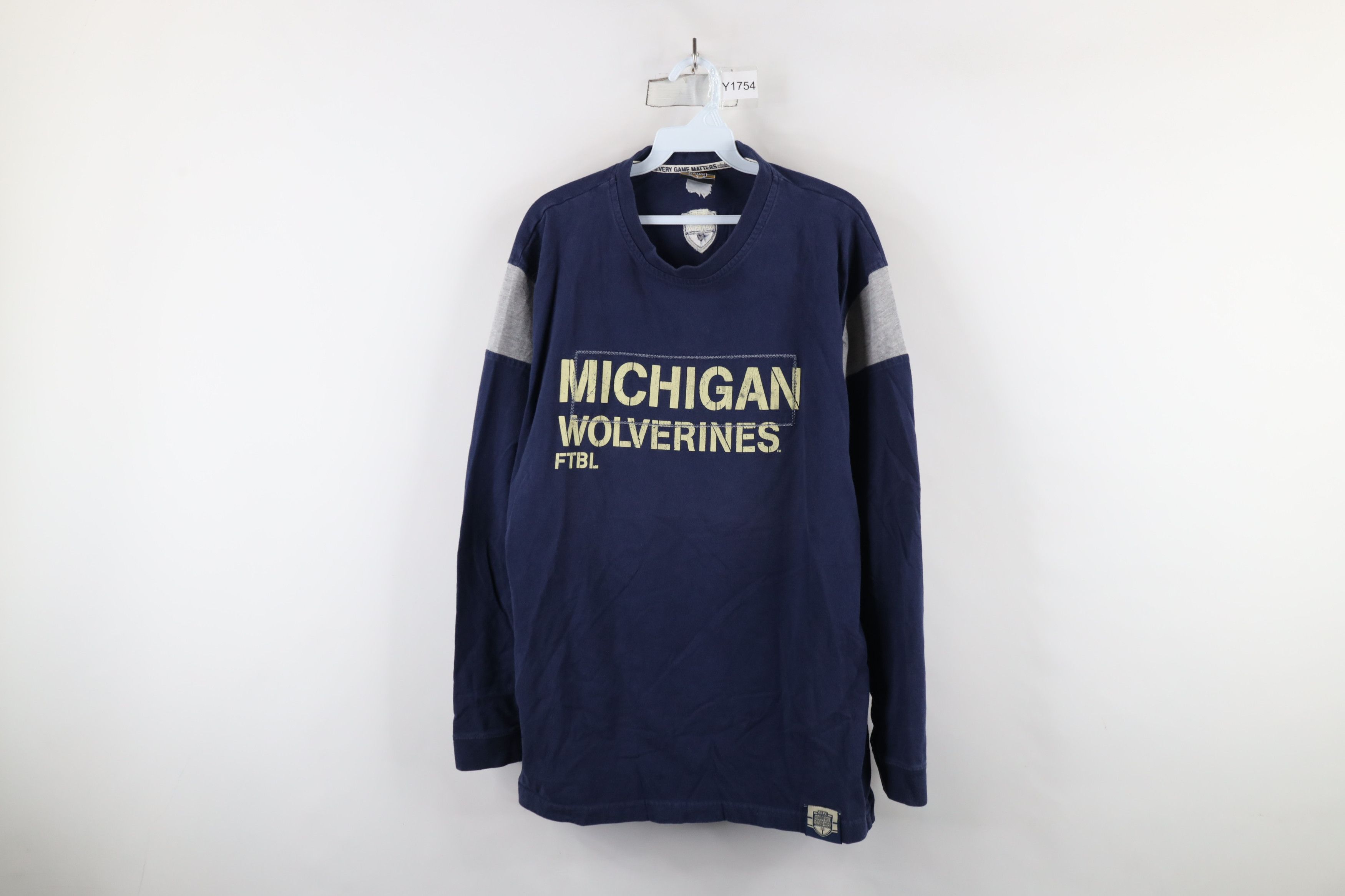 Vintage Vintage ESPN University of Michigan Football Jersey T-Shirt Size US L / EU 52-54 / 3 - 1 Thumbnail