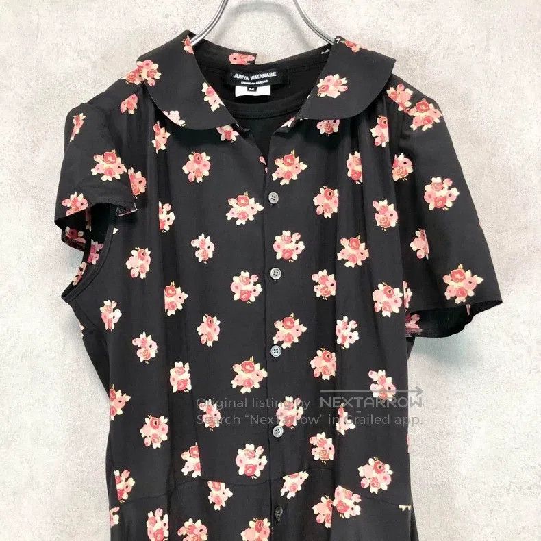 Junya Watanabe Junya Watanabe Floral Patterned Long Dress Size M / US 6-8 / IT 42-44 - 4 Thumbnail