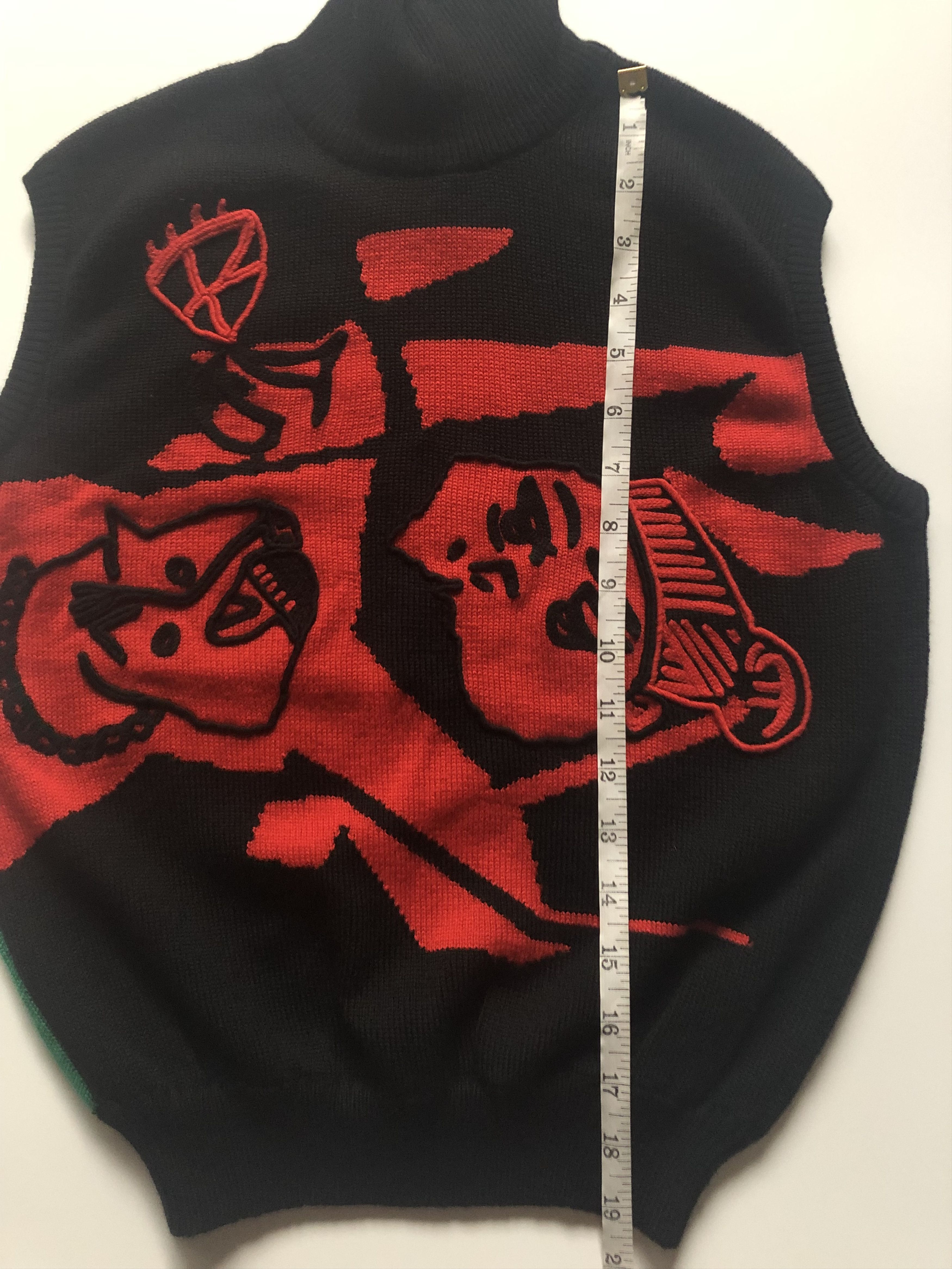 Versace × Vintage Vintage Gianni Versace Knit Vest Size US XXS / EU 40 - 8 Thumbnail