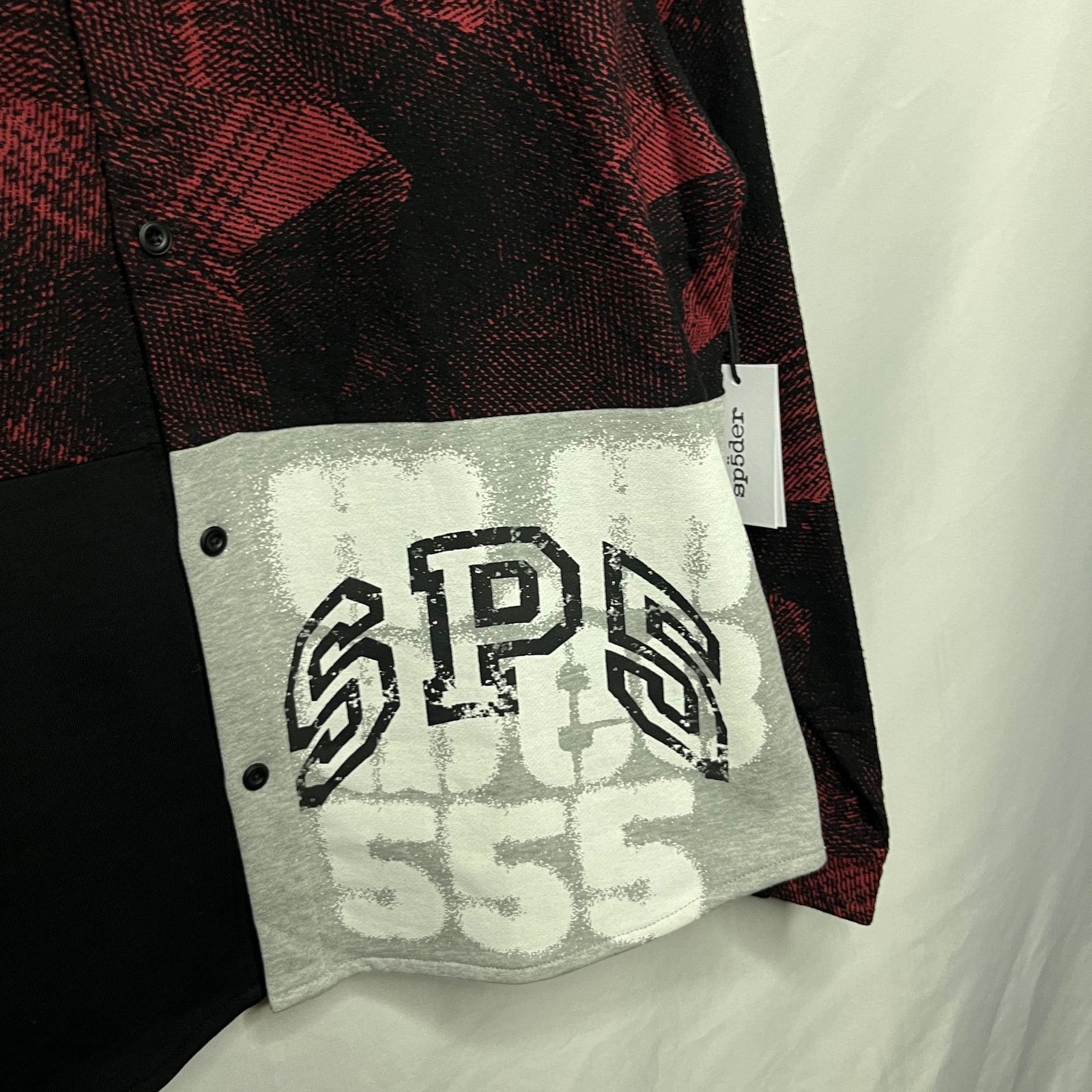 Sp5der Spider Young Thug Black Star Plaid Patchwork Flannel Shirt M Size US M / EU 48-50 / 2 - 3 Thumbnail