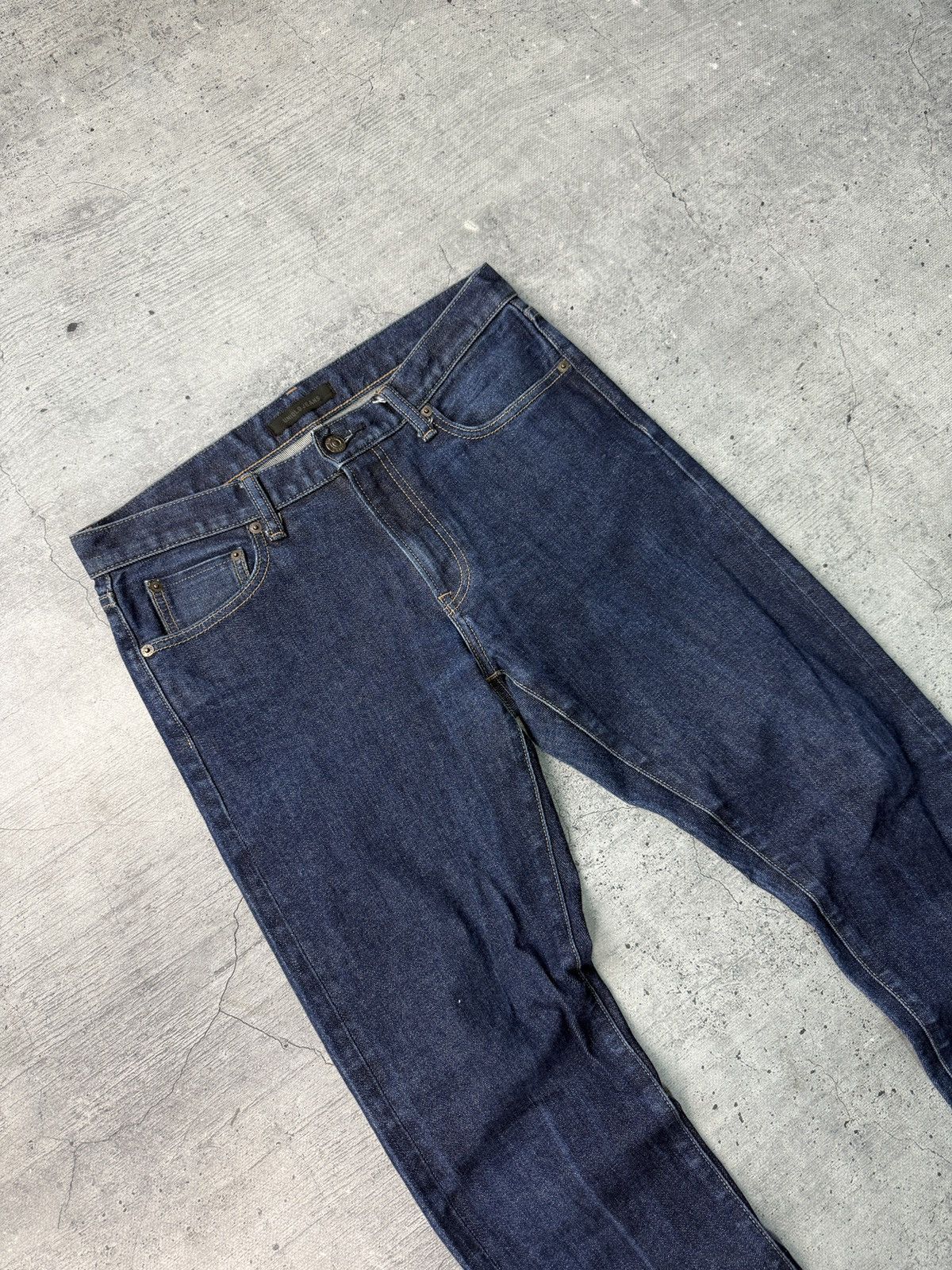Japanese Brand Vintage Uniqlo Jeans Selvedge Regular Fit Size 31 Size US 31 - 2 Thumbnail