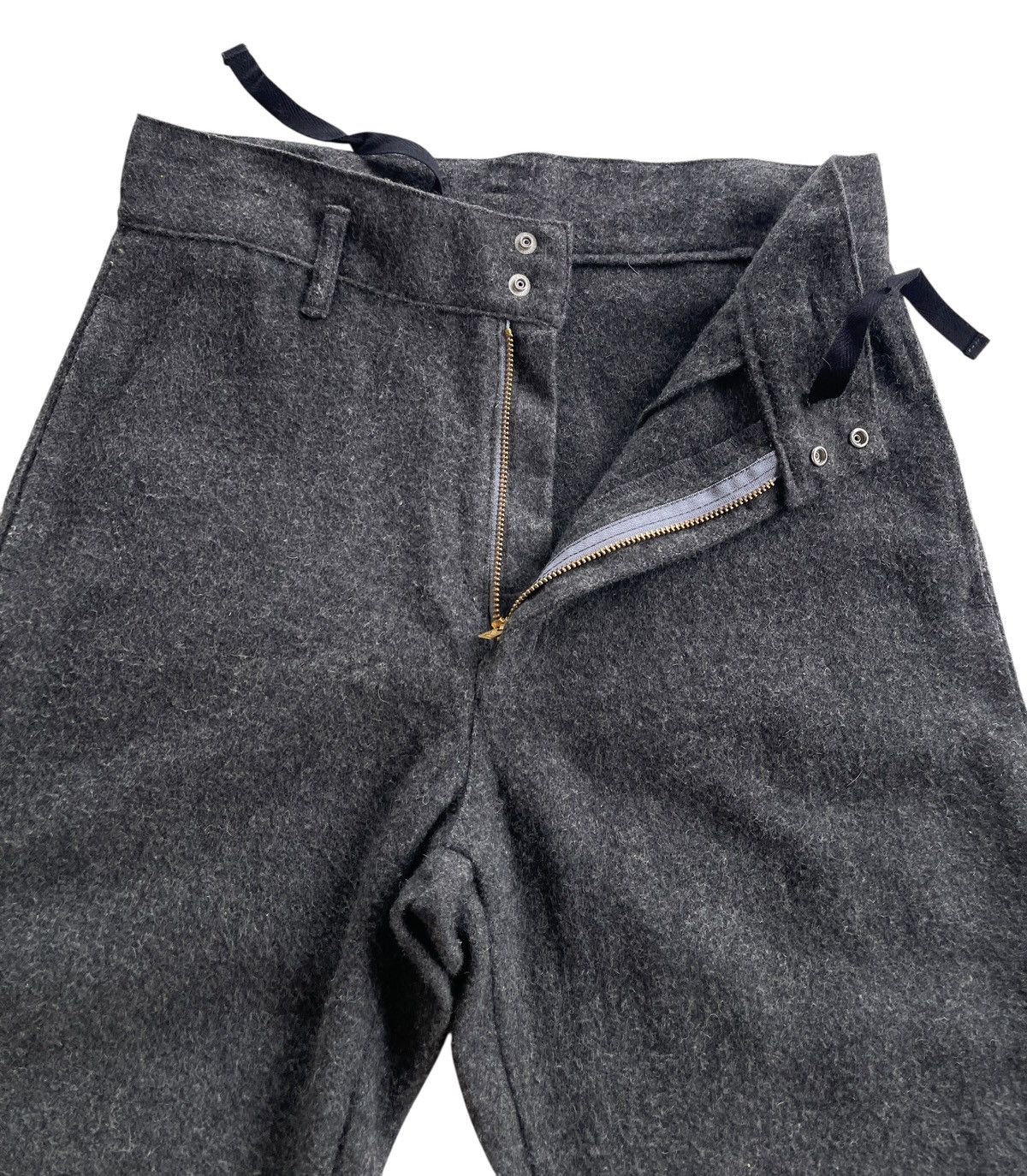 Japanese Brand Highwaist Baggy Layered Yohji Yamamoto Style Trousers Size US 33 - 7 Thumbnail