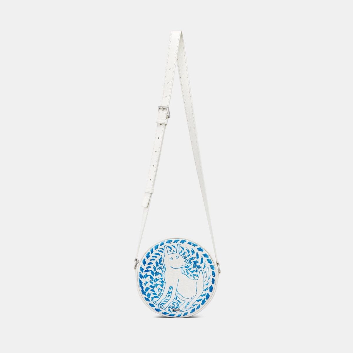 Dior o1bcso1str0226 Size:OS/Zipped Messenger Bag in White/Blue Size ONE SIZE - 4 Thumbnail