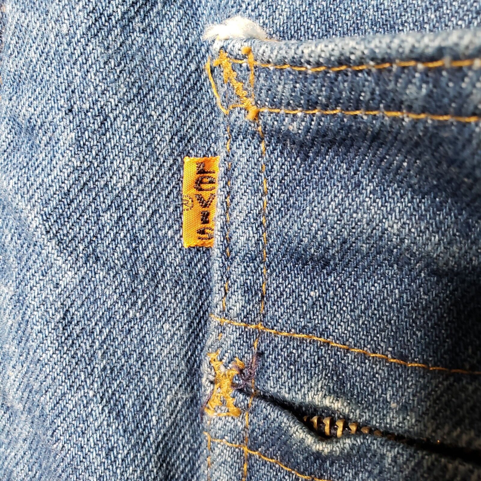 Levi's Vintage Levis Orange Tab Denim Jacket Safari Leisure Small Size US S / EU 44-46 / 1 - 4 Thumbnail