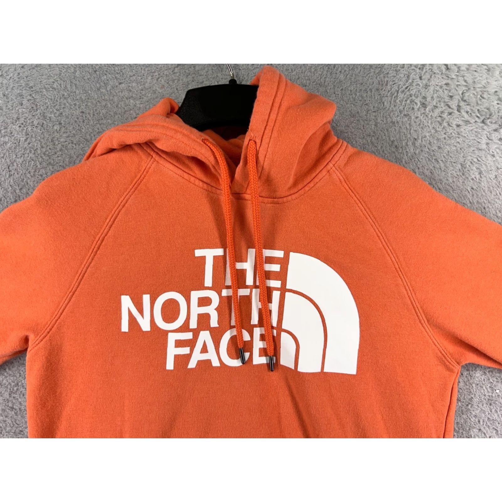 The North Face The North Face Hoodie Women XS Orange Logo Pocket Pullover Womens Size XS / US 0-2 / IT 36-38 - 7 Thumbnail