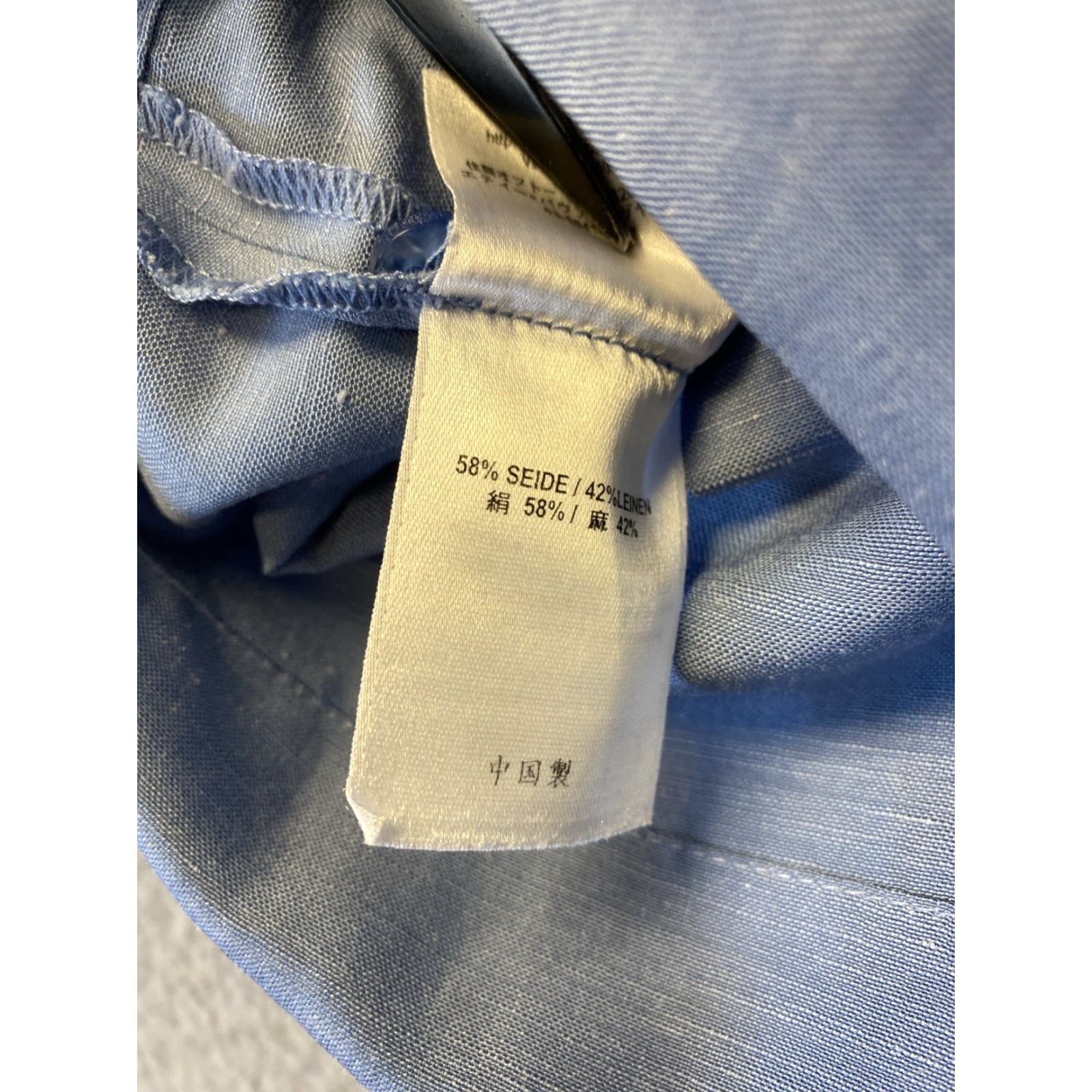 Eddie Bauer Eddie Bauer Women’s Button Shirt L Linen Blend Blue Short Sleeve Casual Business 14828 Size L / US 10 / IT 46 - 7 Thumbnail