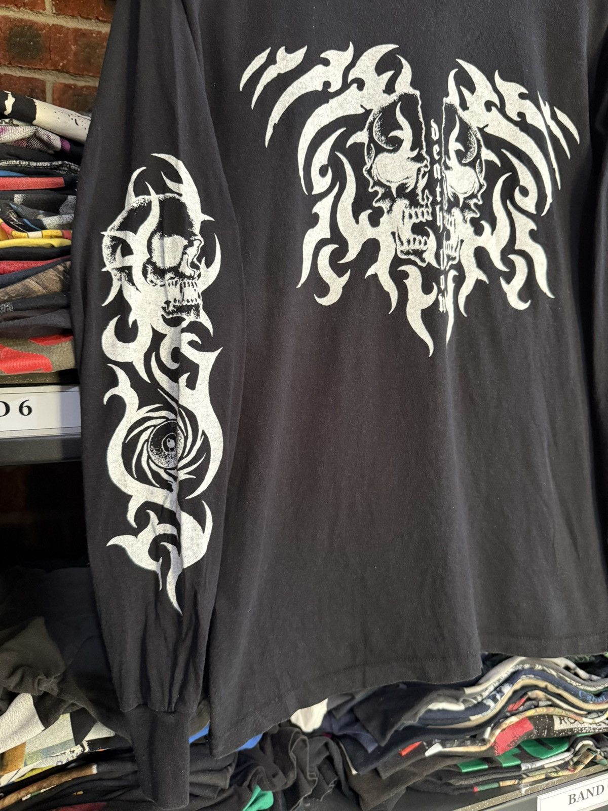 Band Tees Vintage 90s Death Low Black Metal LS Faded Tee Size US M / EU 48-50 / 2 - 3 Thumbnail