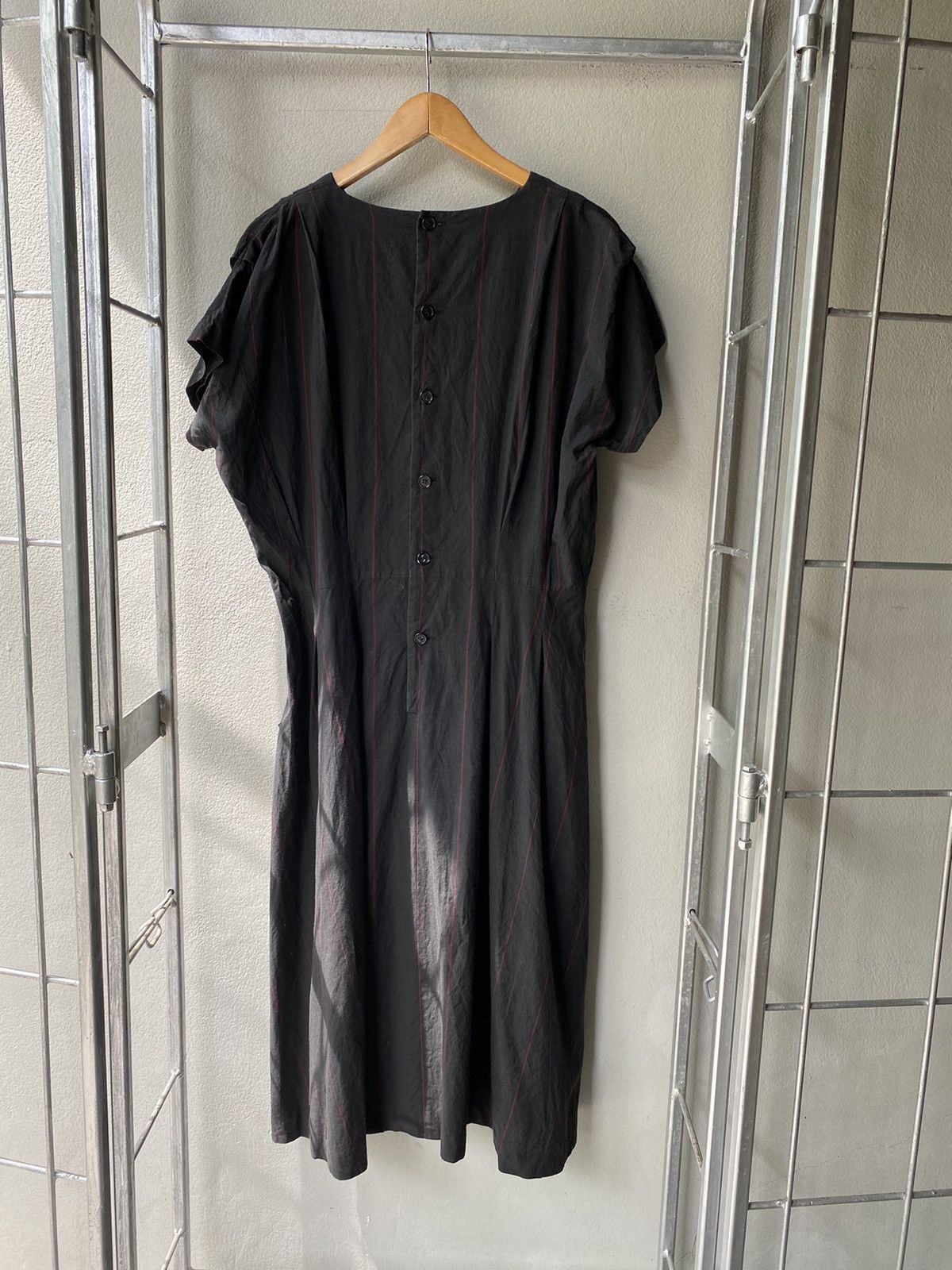 Y's × Yohji Yamamoto Y's Yohji Yamamoto Vintage Black Pocket Dress Size M / US 6-8 / IT 42-44 - 5 Thumbnail