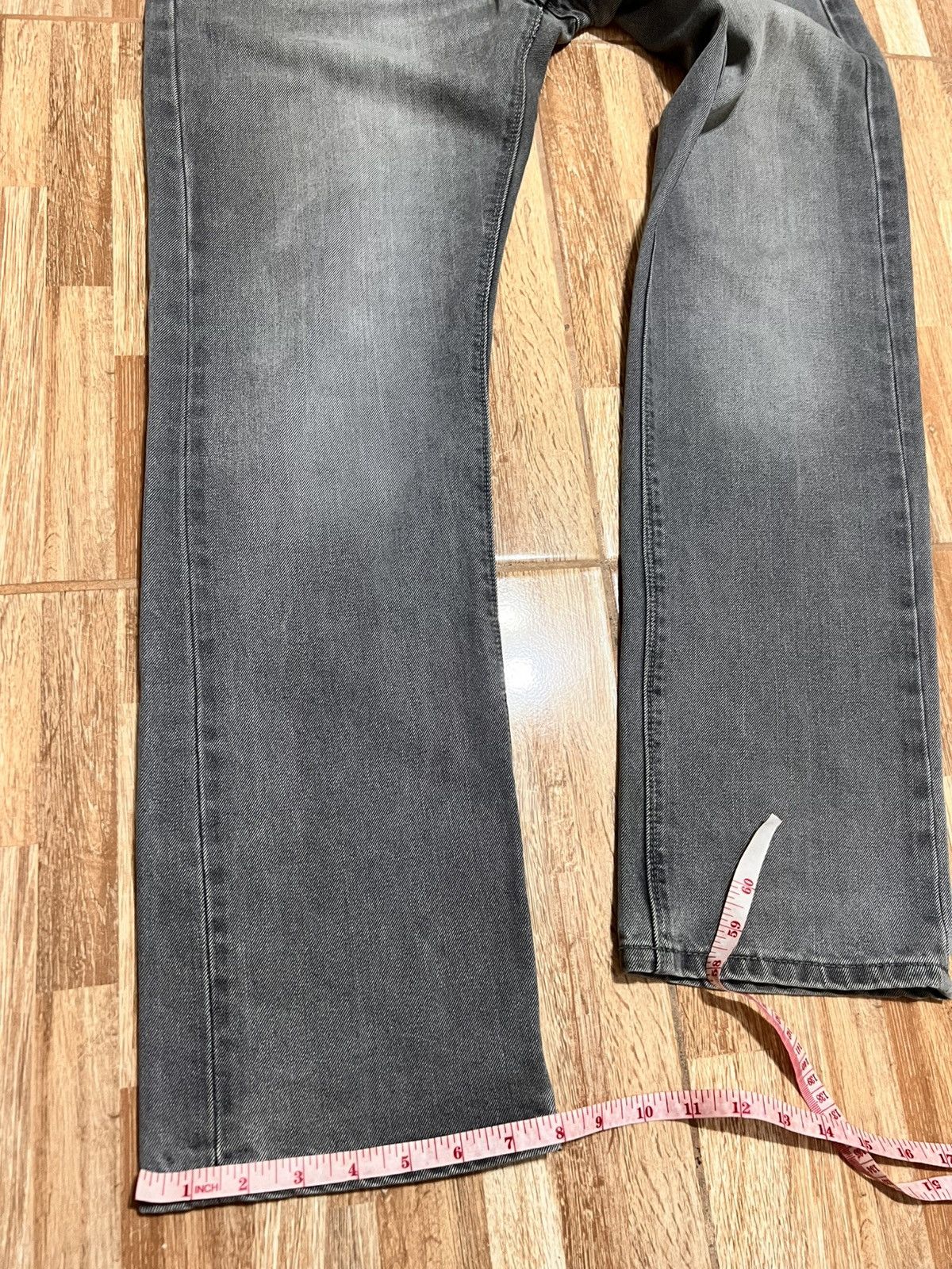 Levi's Levi’s 513 Slim Straight Grey Wash Jeans Size US 34 / EU 50 - 8 Thumbnail