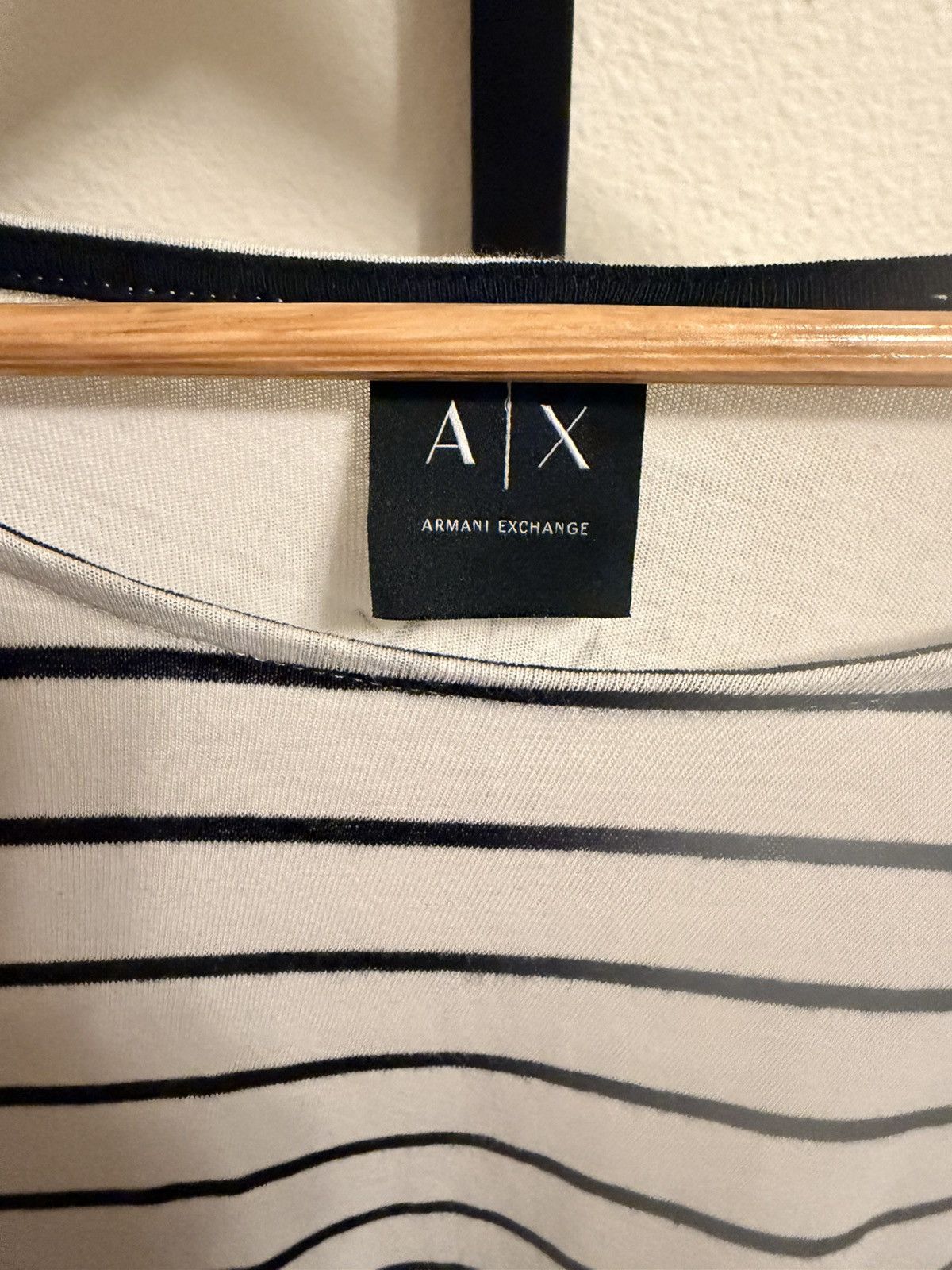Armani Exchange Armani Exchange Striped T Shirt Size US XXL / EU 58 / 5 - 2 Thumbnail