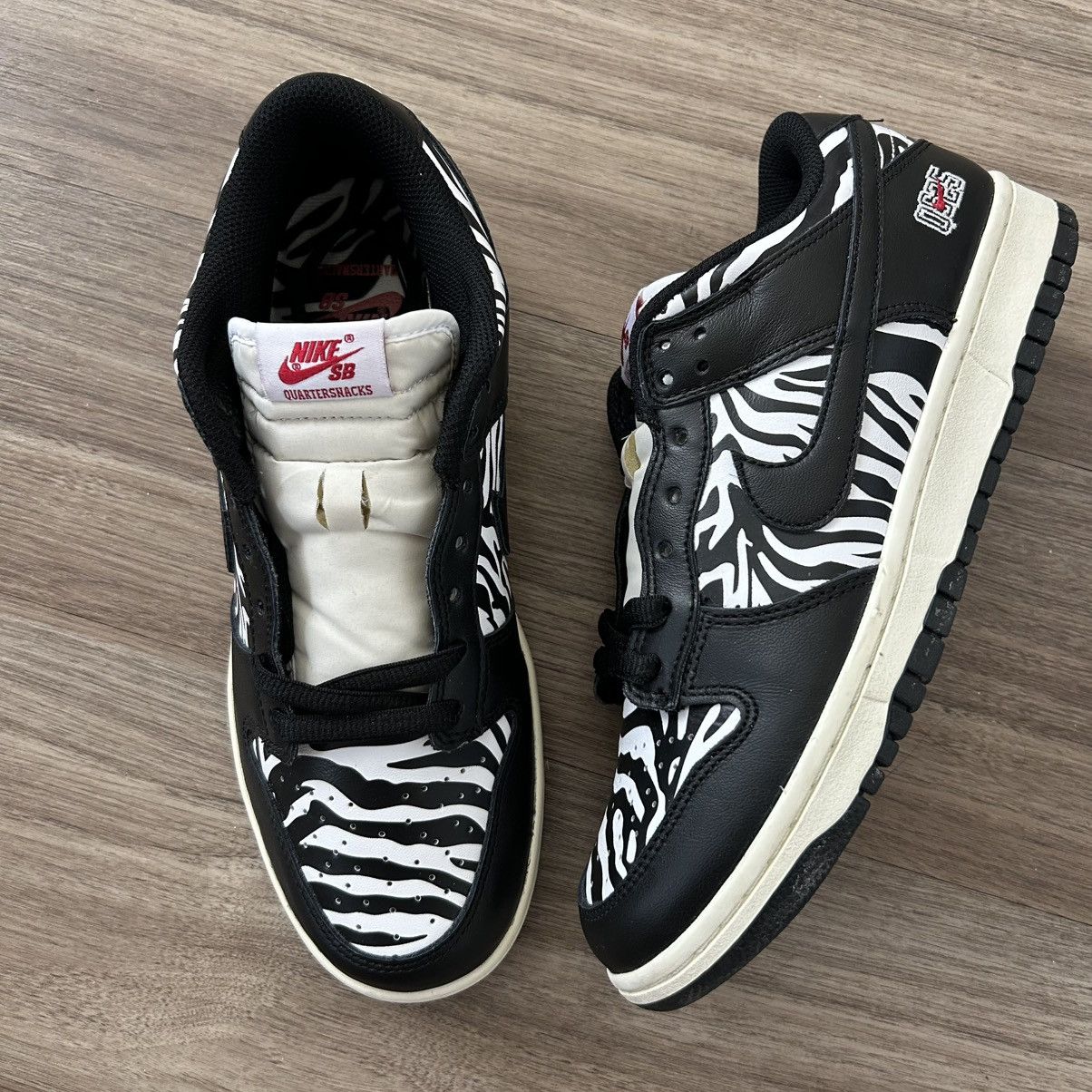 Nike × Quartersnacks 2021 Nike SB Quartersnacks Dunk Low Pro sz 8M Size US 8 / EU 41 - 1 Thumbnail