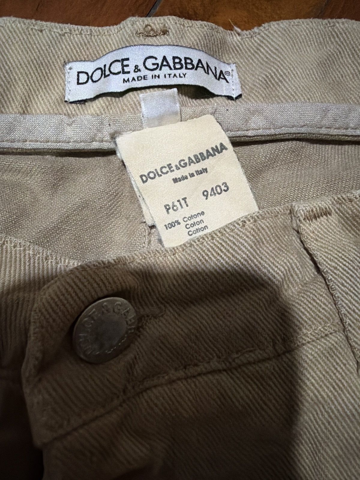 Dolce & Gabbana DOLCE & GABBANA Repaired Distressed Denim Made in Italy Size US 34 / EU 50 - 3 Thumbnail