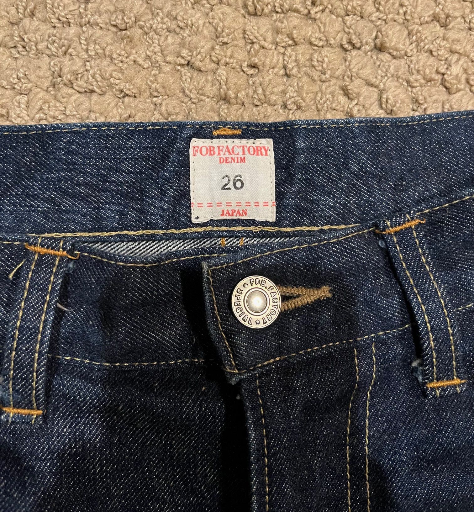 FOB Factory FOB Factory Selvedge Denim 13oz G3 Gentlewoman G1184 Size 26 Size 26" / US 2 / IT 38 - 5 Thumbnail