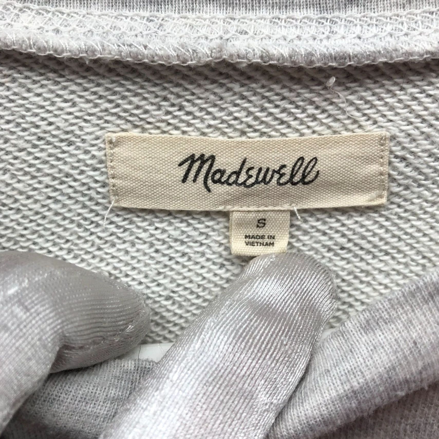 Madewell Madewell Sweatshirt Womens S Crew Gray Beach Club Graphic Mainstay Logo Pullover Long Sleeve Cotton Blend Fleece Casual Activewear Size S / US 4 / IT 40 - 5 Thumbnail