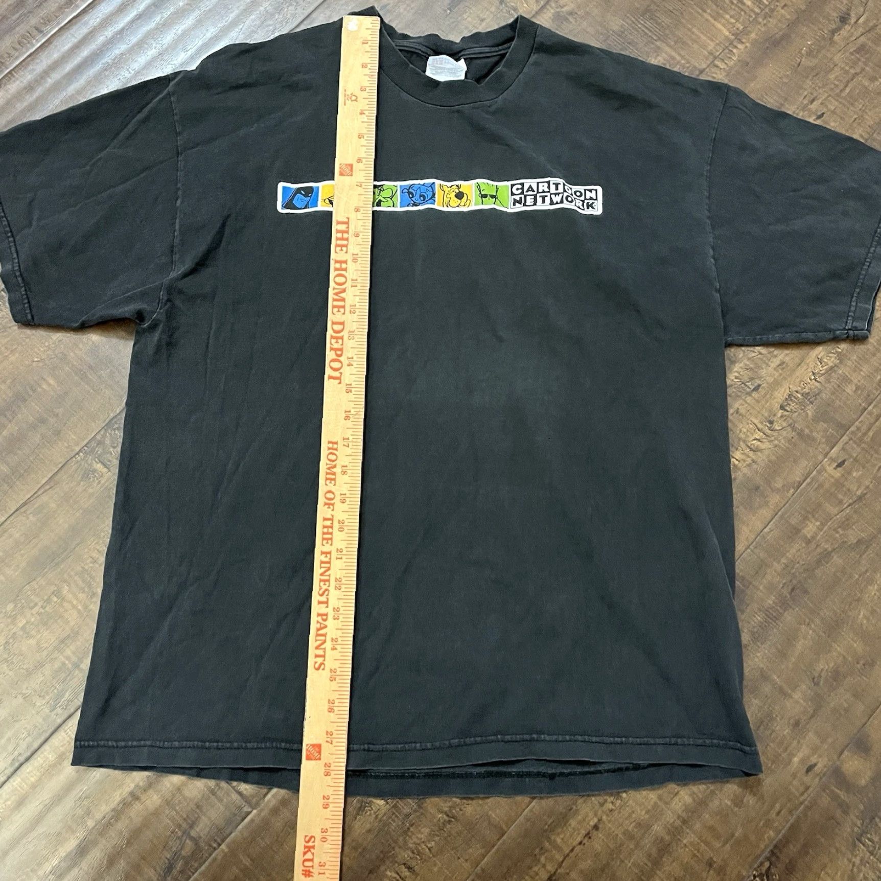 Hanes VINTAGE Hanes Cartoon Network T-Shirt Space Ghost Coast To Coast 90s Logo Black XL Mens Short Sleeve Size US XL / EU 56 / 4 - 6 Thumbnail