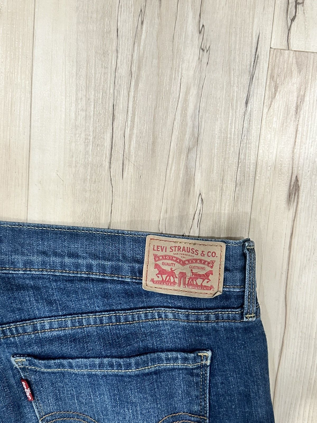 Levi's Levis 505 Straight Indigo Denim 34 x 34 Size US 34 / EU 50 - 5 Thumbnail