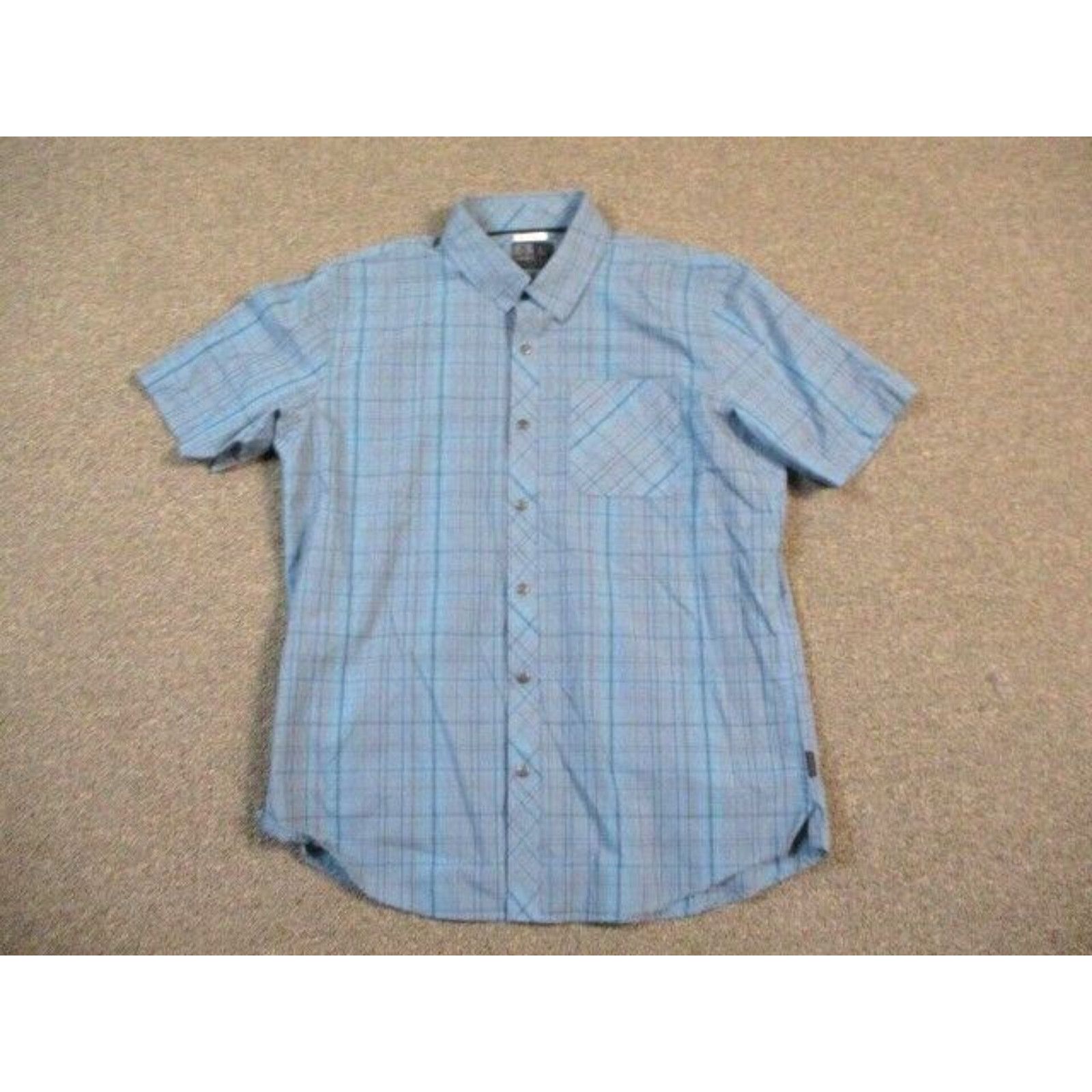 Vintage Magpul Shirt Mens Large Blue Grey Plaid Tactical Performach ...