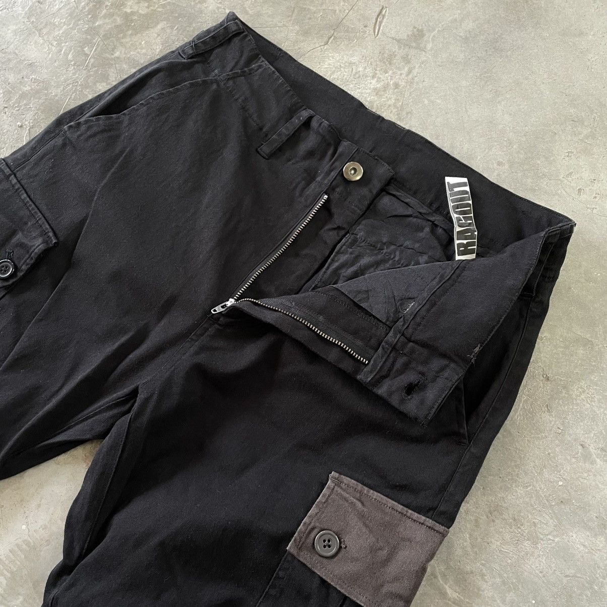 Designer × Japanese Brand × Vintage 🔴 Rare ! ! Ragout Punk Cargo Pant 🔴 Size US 31 - 5 Thumbnail