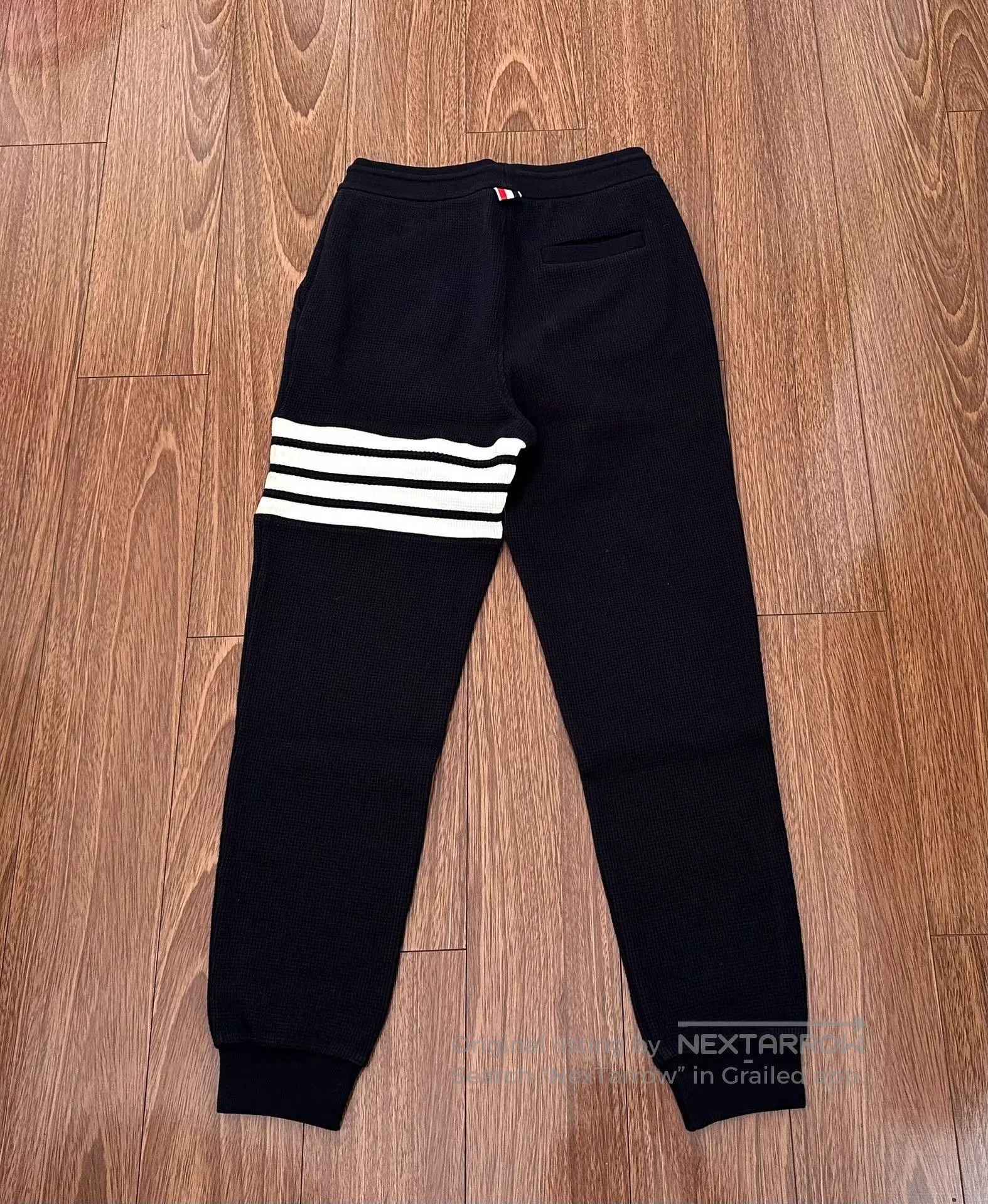 Thom Browne THOM BROWNE WAFFLE 4 BAR SWEAT PANTS. Size US 26 / EU 42 - 2 Thumbnail