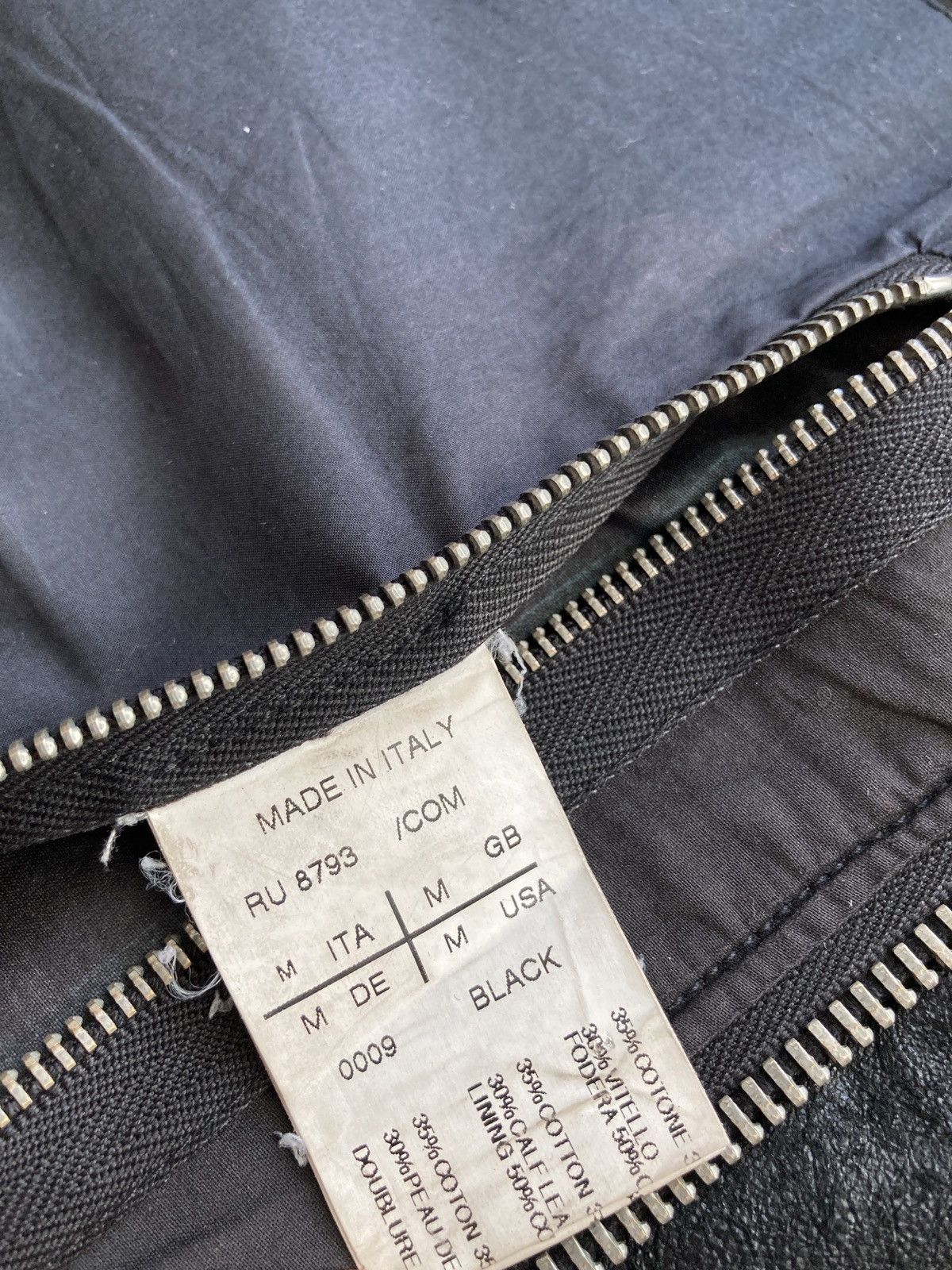 Rick Owens S/S 11 „ANTHEM“ Blistered Lamb Calf Leather Jacket M Size US M / EU 48-50 / 2 - 24 Thumbnail