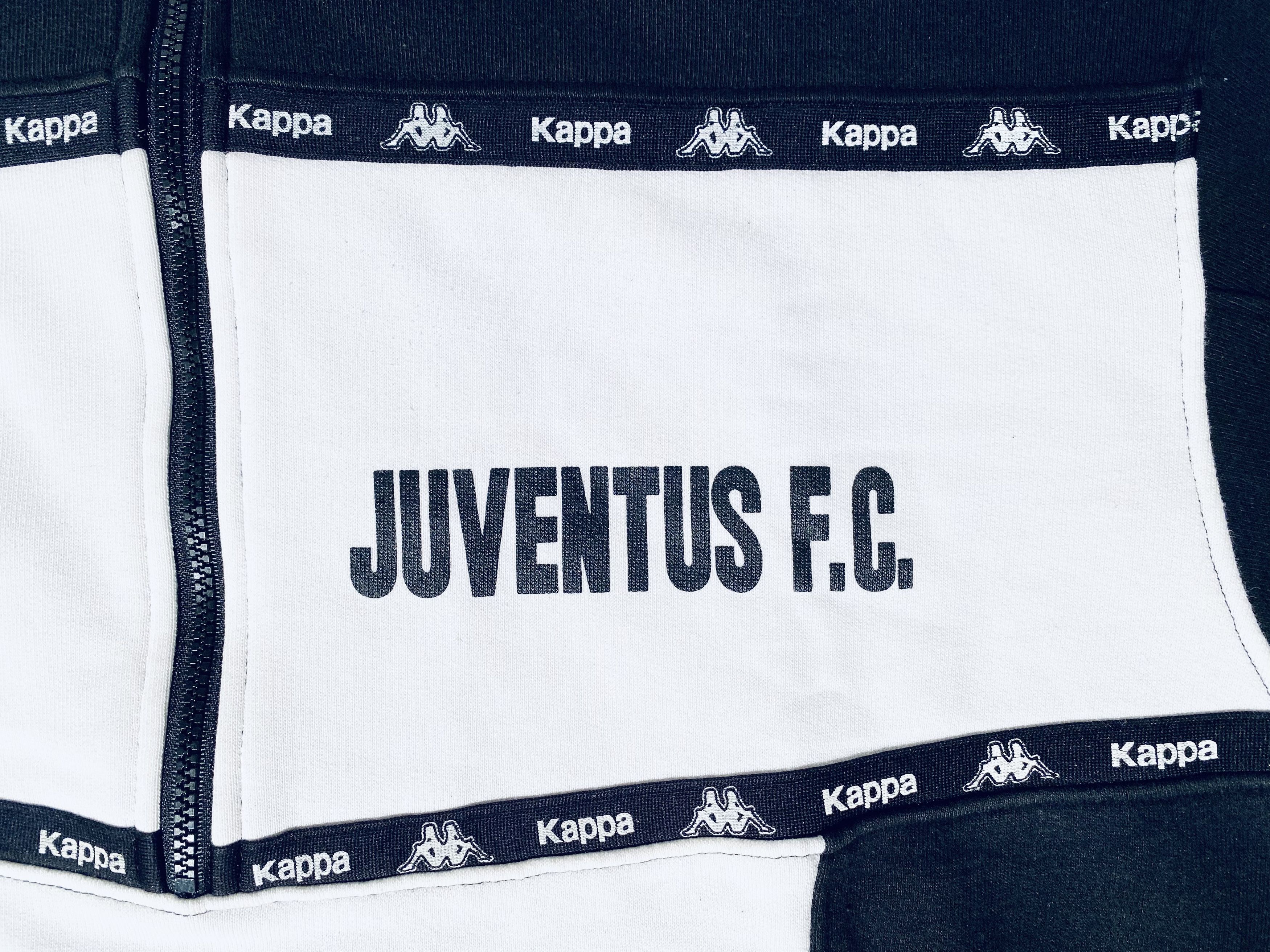 Kappa Juventus 1/4 Zip Football Soccer Training Jacket 90s Size US L / EU 52-54 / 3 - 5 Thumbnail