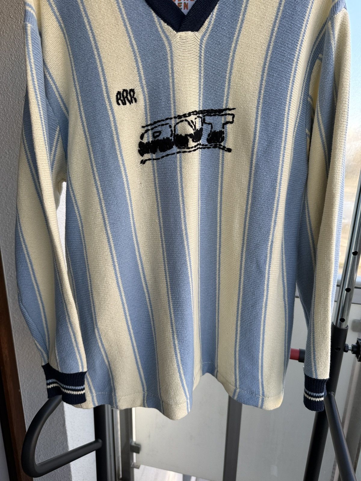 Japanese Brand Rice Nine Ten Knitted Jersey Sweater Size US L / EU 52-54 / 3 - 3 Thumbnail