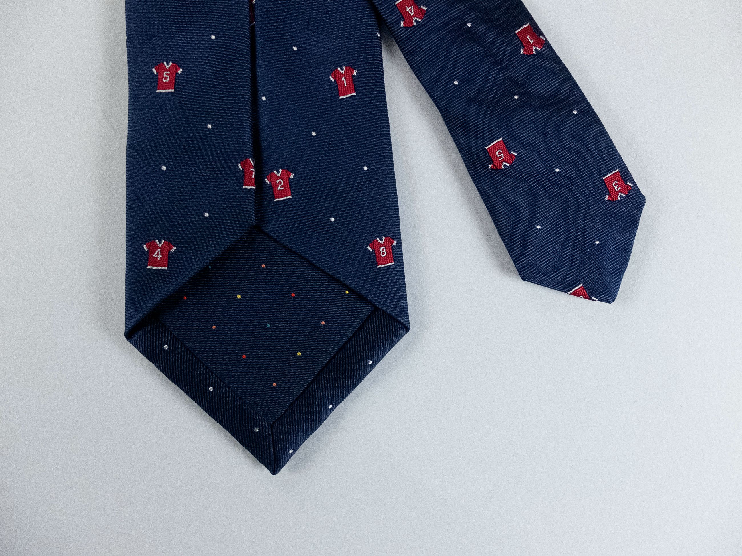 Paul Smith PAUL SMITH navy blue football uniform motif silk tie NWT q Size ONE SIZE - 5 Thumbnail