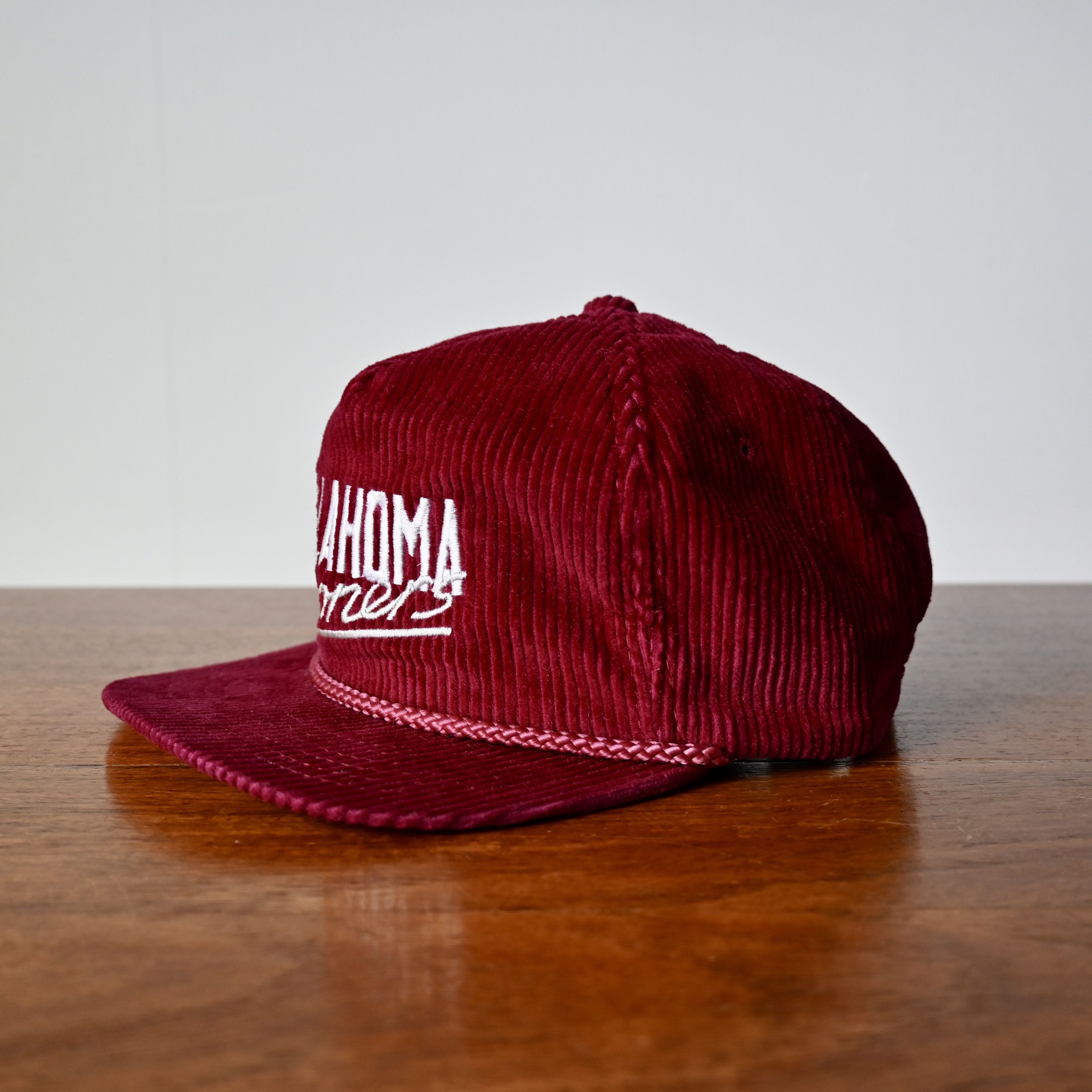 NCAA Vintage 1990s Oklahoma Sooners corduroy hat Size ONE SIZE - 2 Thumbnail