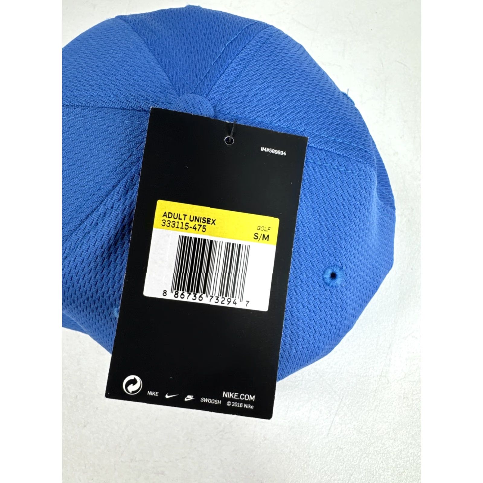 Nike Nike Dri-FIT Stretch Baseball Cap PACIFIC BLUE M Men Bill Logo NEW Size ONE SIZE - 2 Thumbnail