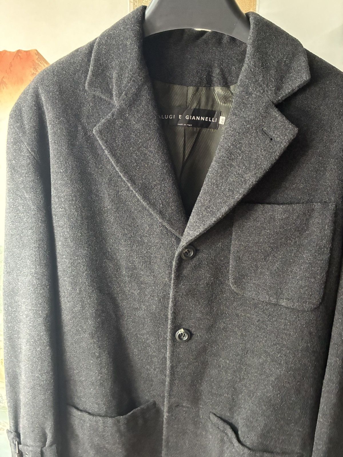 Calugi e Gianelli Calugi e Giannelli Archive Wool Coat -Made in Italy 80s/90s Size US S / EU 44-46 / 1 - 3 Thumbnail
