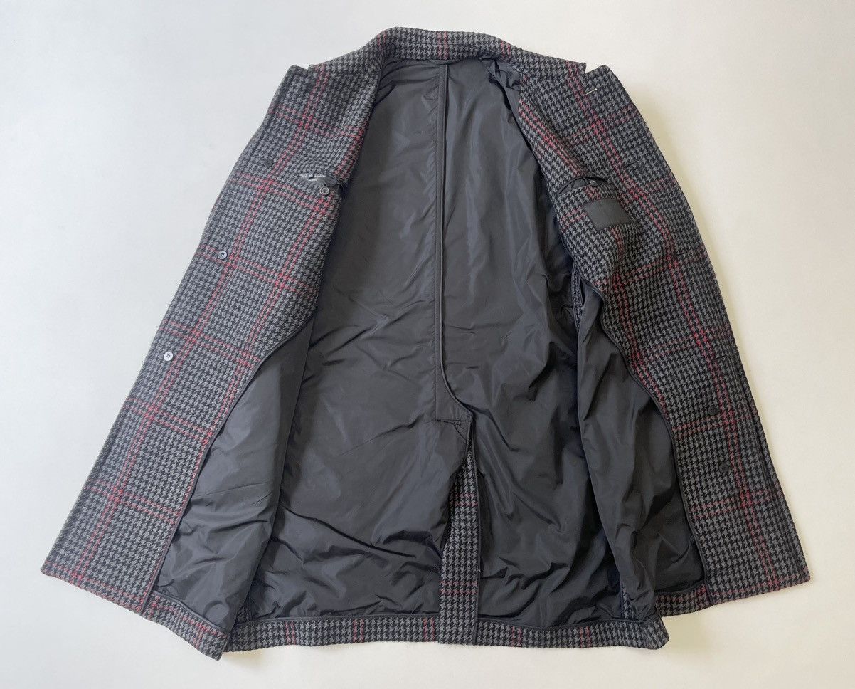 Prada Mid 2000s Check Wool Overcoat Size US XL / EU 56 / 4 - 11 Thumbnail