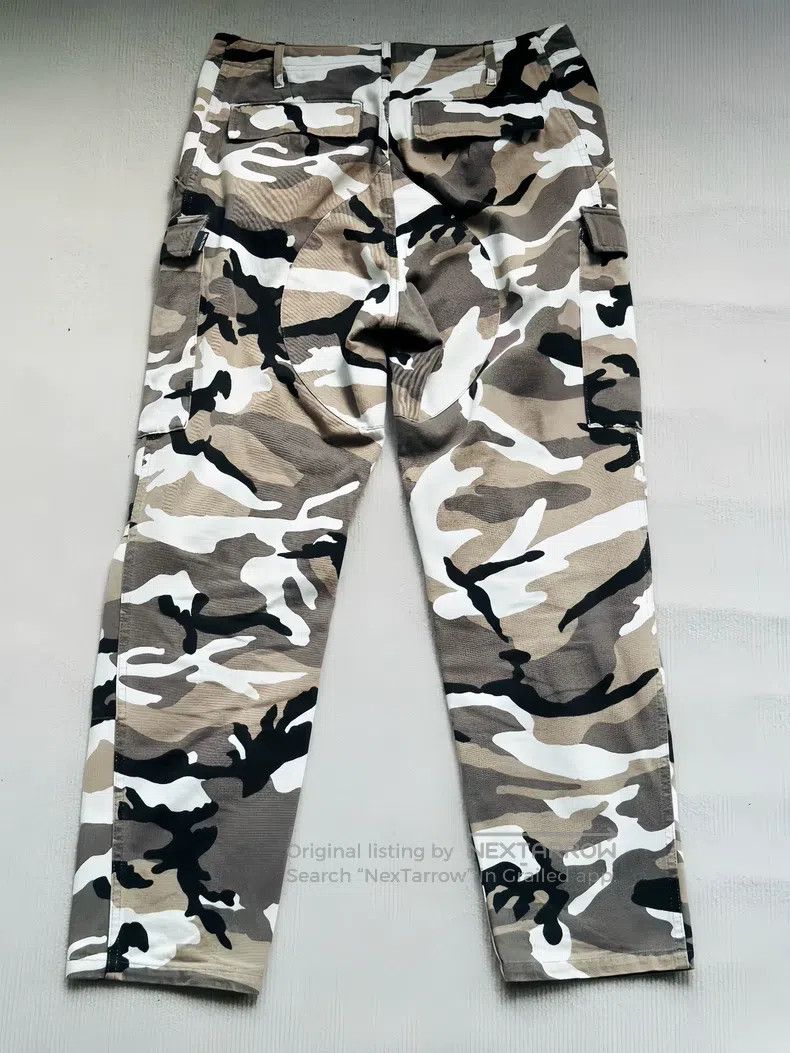 Balenciaga Balenciaga Camouflage Cargo Work Pants Size US 30 / EU 46 - 2 Thumbnail