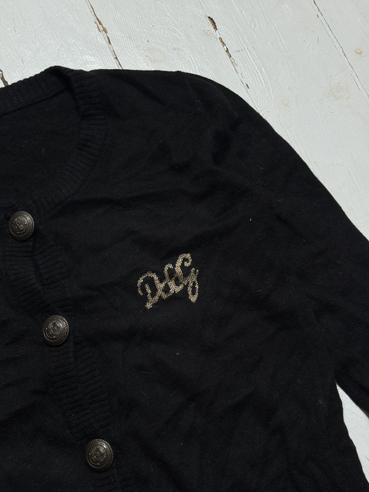 Dolce & Gabbana VINTAGE DOLCE&GABBANA WOOL SWEATER CARDIGAN Size S / US 4 / IT 40 - 6 Thumbnail