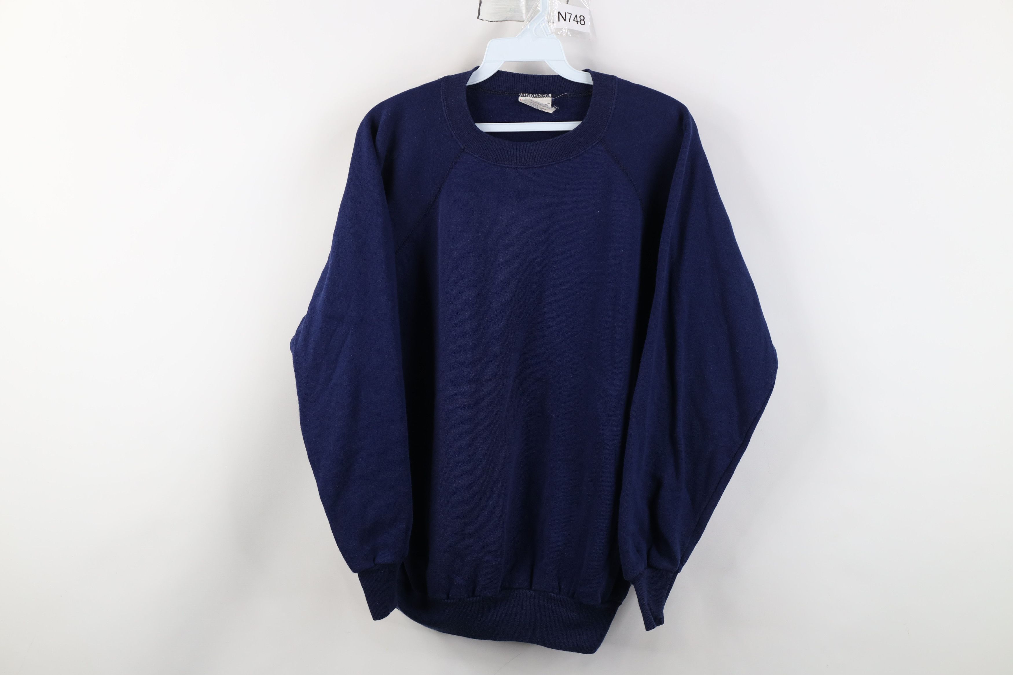 Vintage Vintage 70s 80s Streetwear Boxy Fit Raglan Sweatshirt USA Size US XL / EU 56 / 4 - 1 Thumbnail