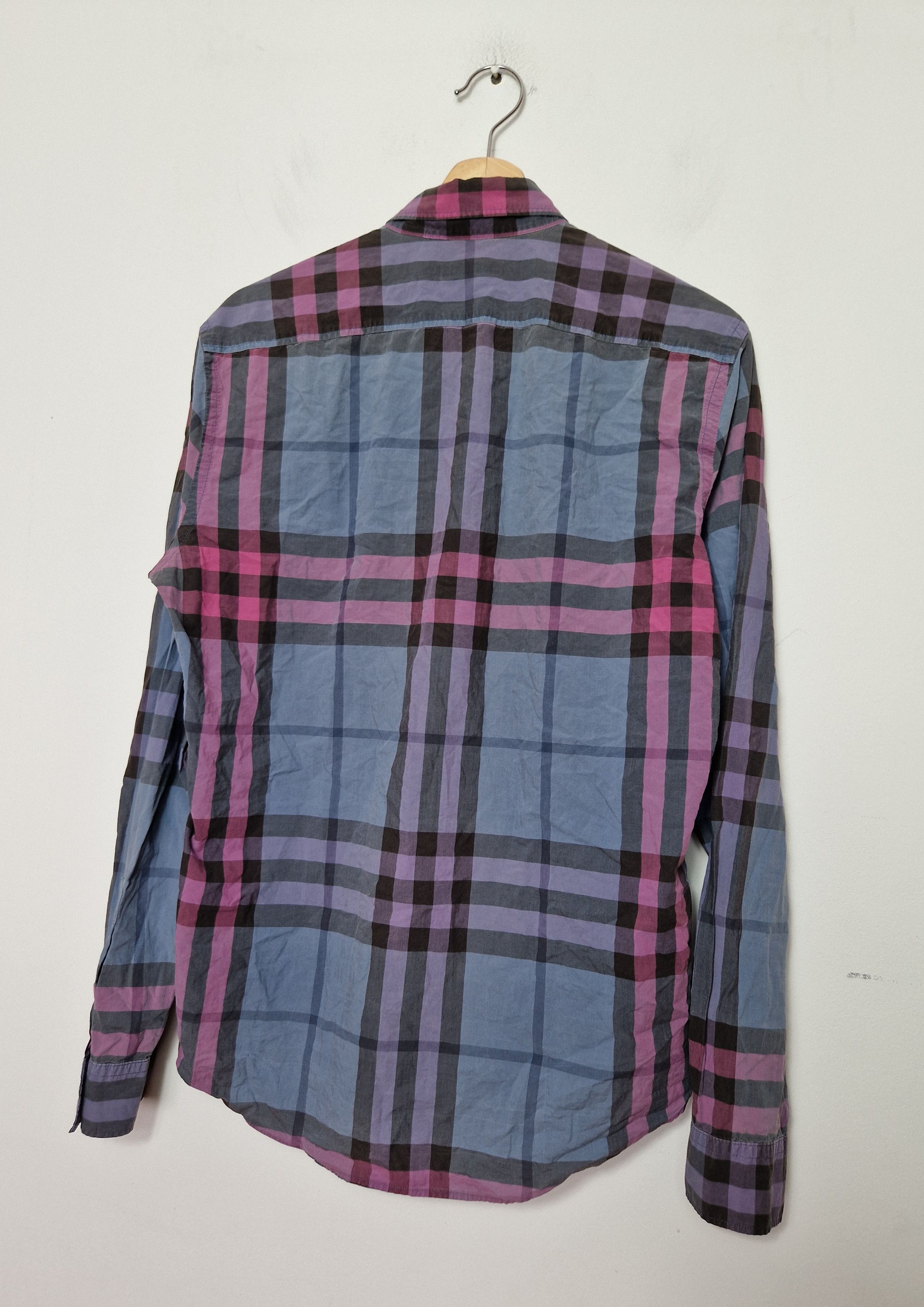 Burberry Burberry nova check purple shirt Size US M / EU 48-50 / 2 - 5 Thumbnail