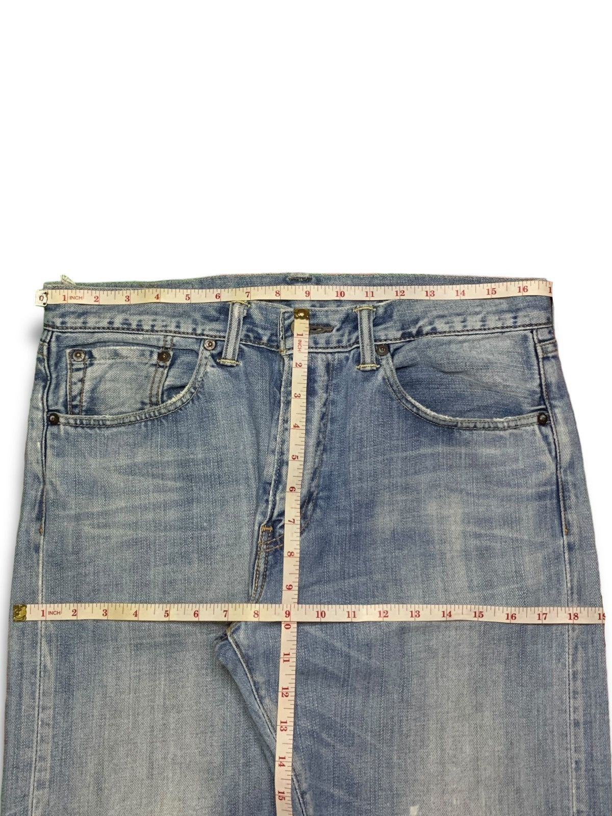 Levi's Vintage Levis 505 Acid Wash Style Distressed Rip Loose Jeans Size US 34 / EU 50 - 11 Thumbnail